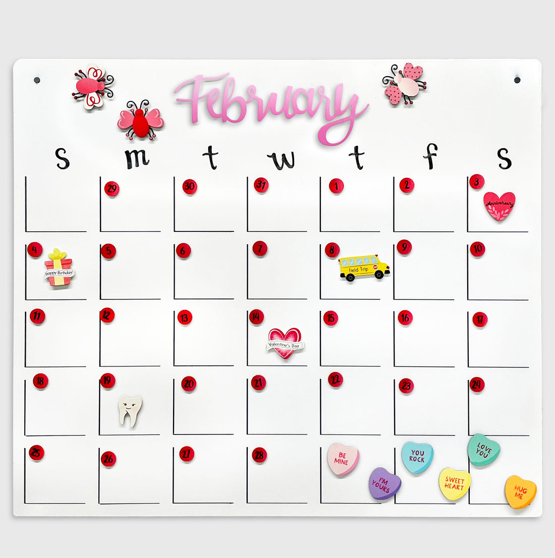 Romance Calendar Magnets S/4