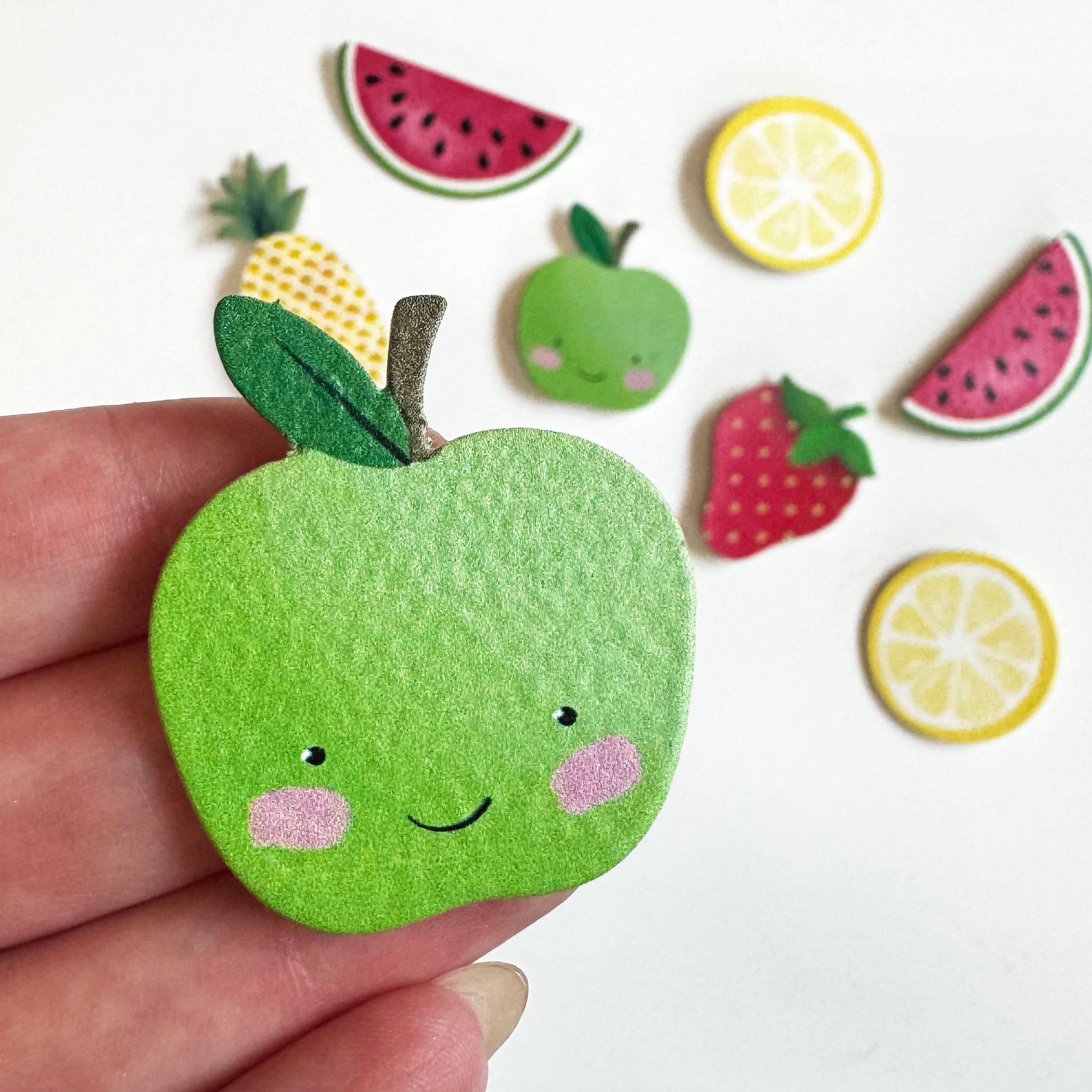 Green Apple Magnet