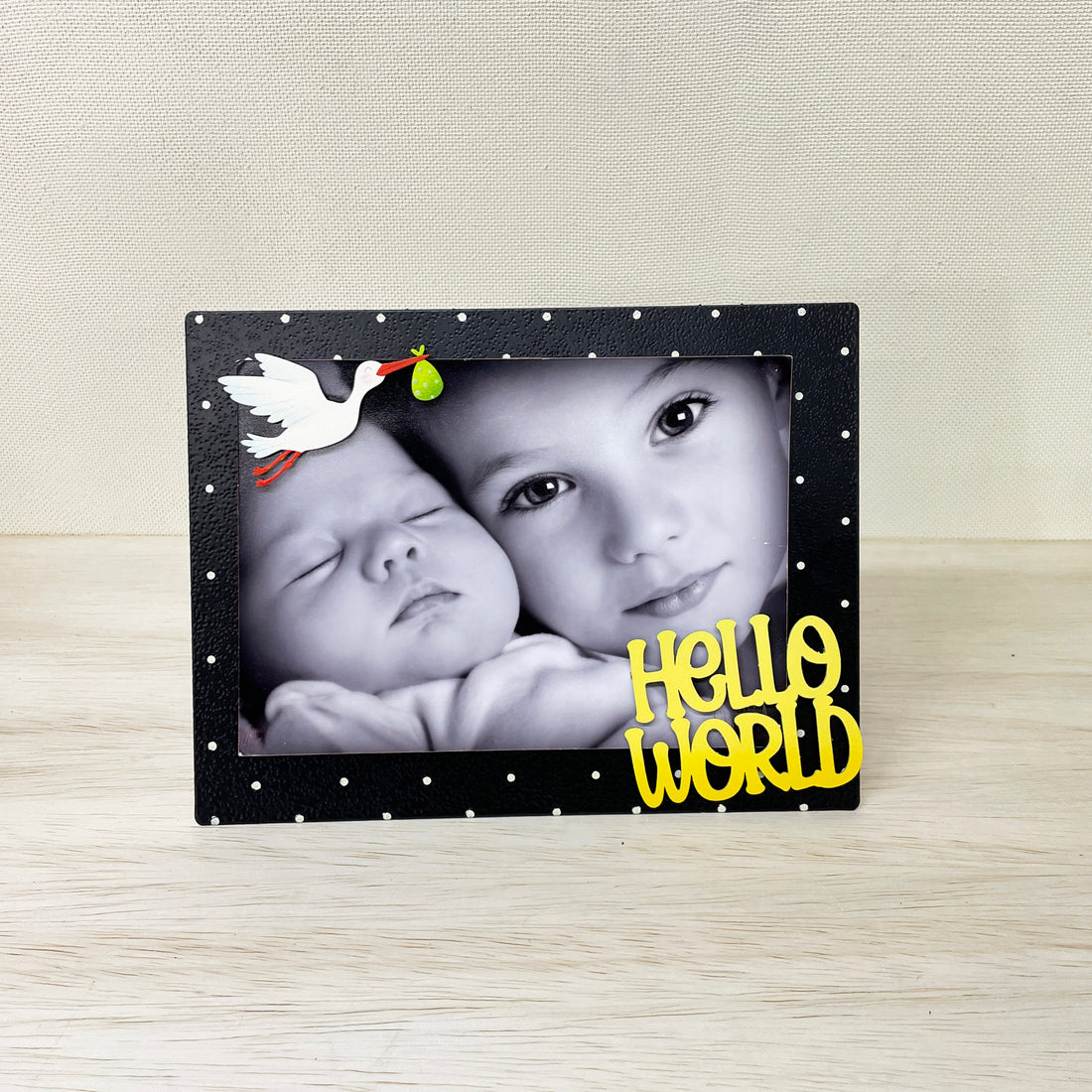"Hello World" Baby Magnets S/2