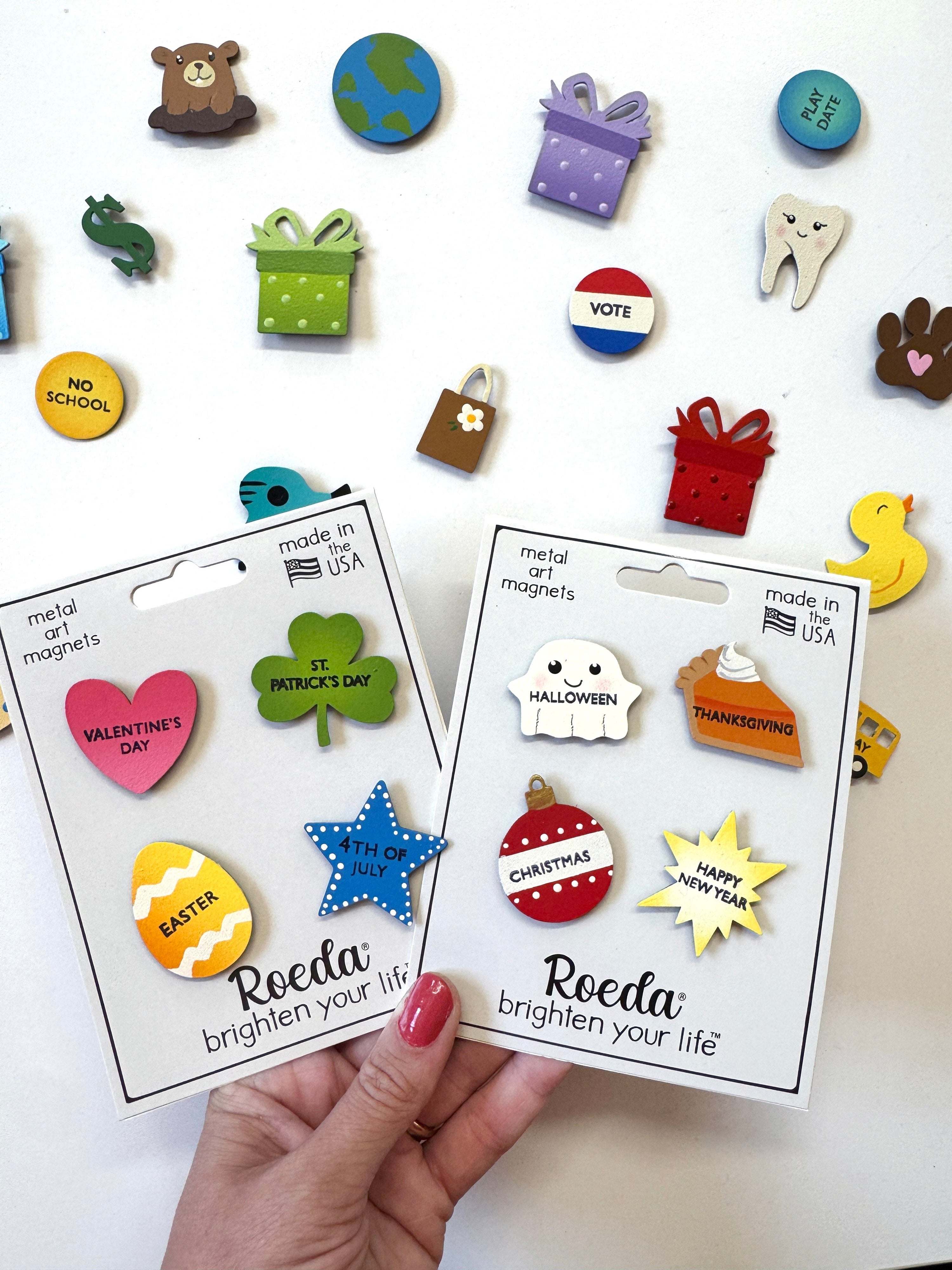 Holiday Calendar Magnets S/4 Spring/Summer