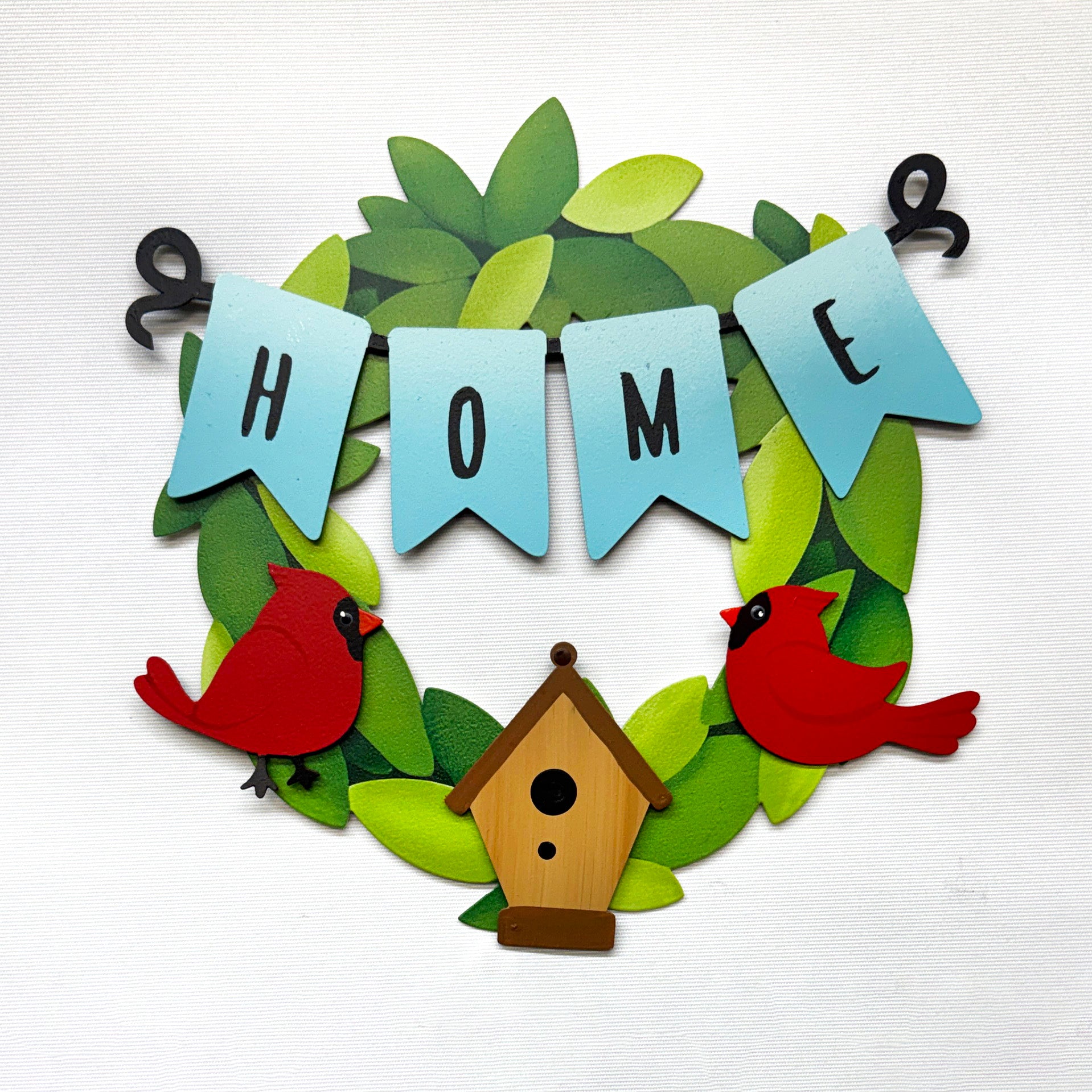 Home Wreath Kit Magnets S/4