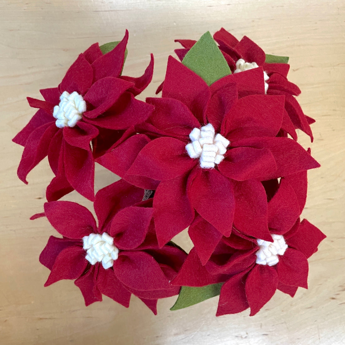 Felt Poinsettia