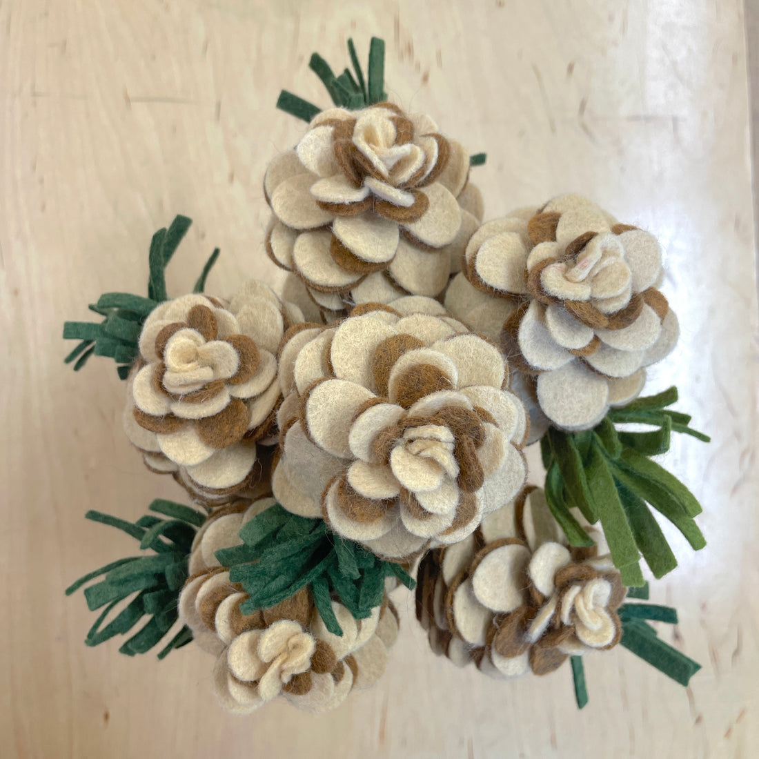 Felt Pinecone