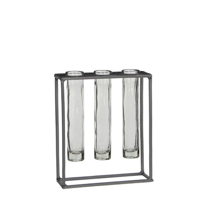 BiDK Reagenzglashalter Grau