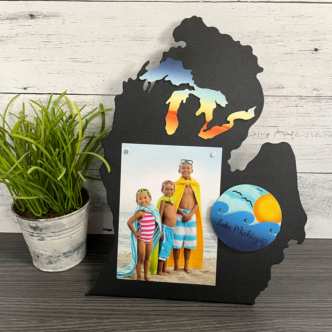 Great Lakes Strand-Sonnenuntergang-Magnet