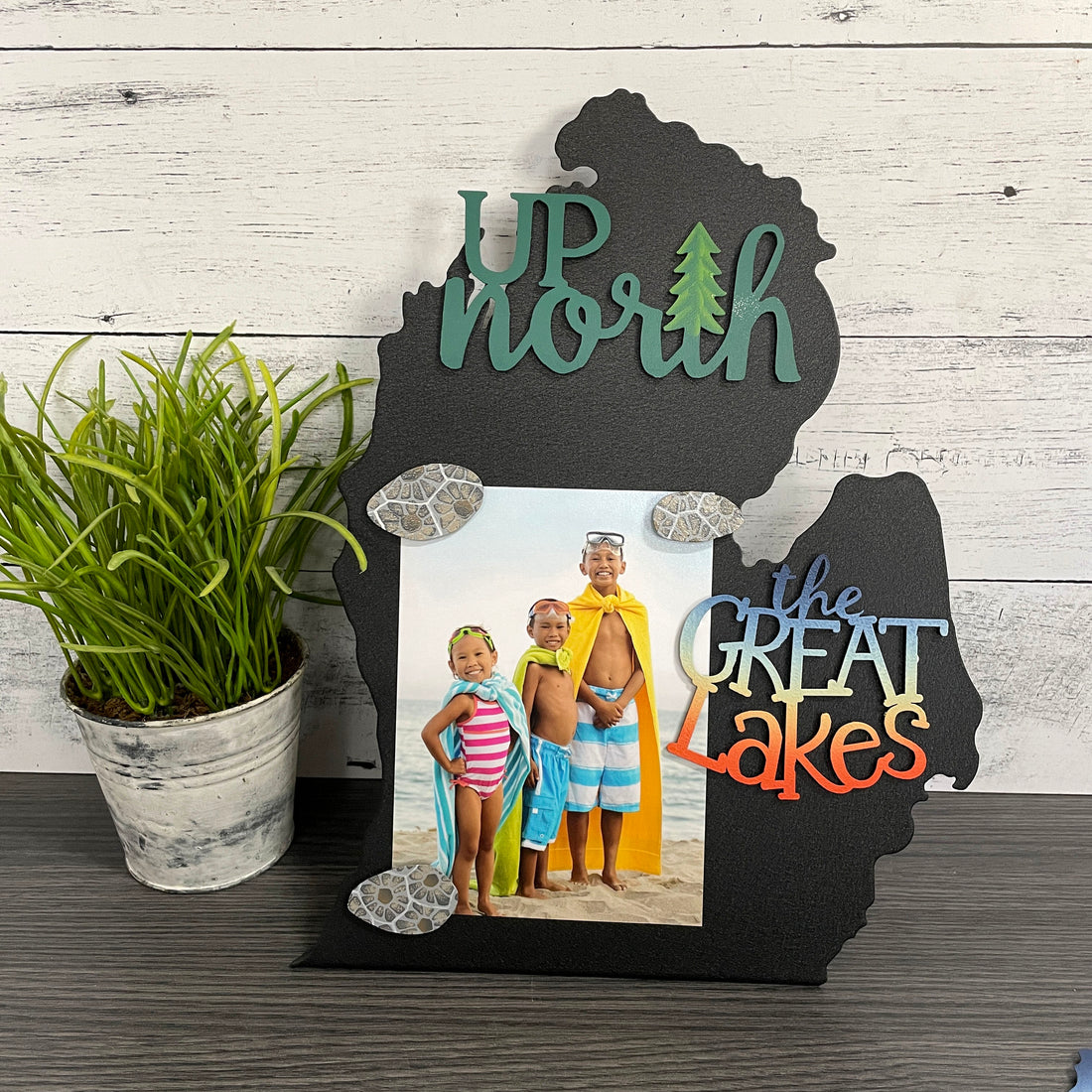 "Up North" w/ Tree Magnet Green