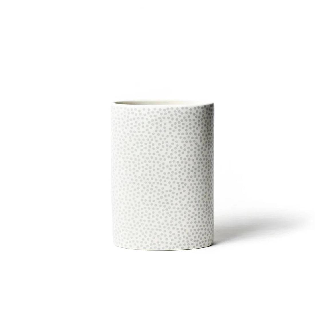 Stone Small Dot Mini Oval Vase