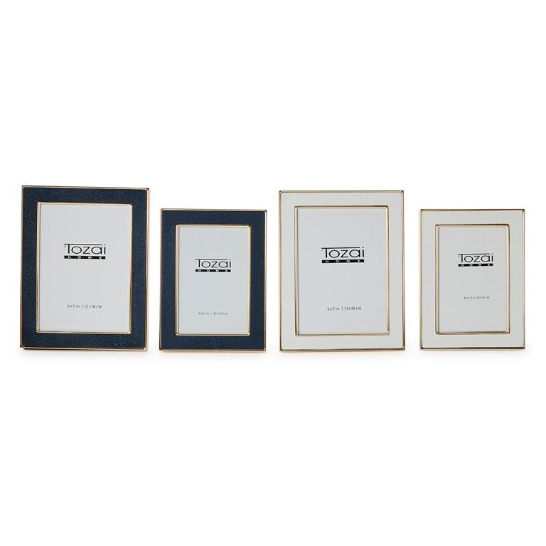 Astor Photo Frame - White or Blue (2 sizes)
