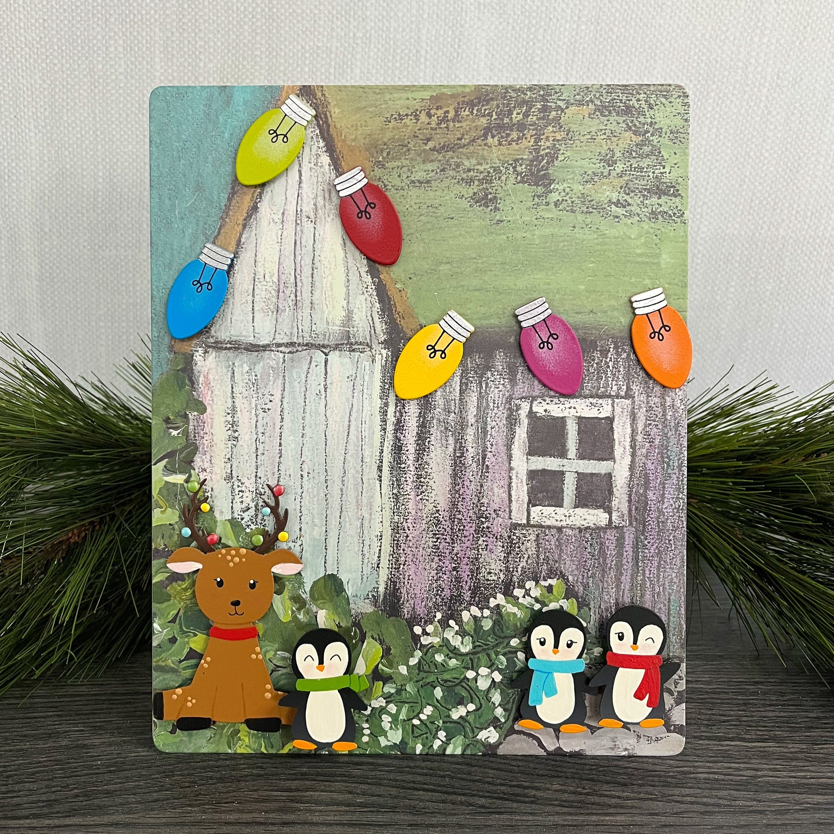 Feiertags-Rentier-Magnet