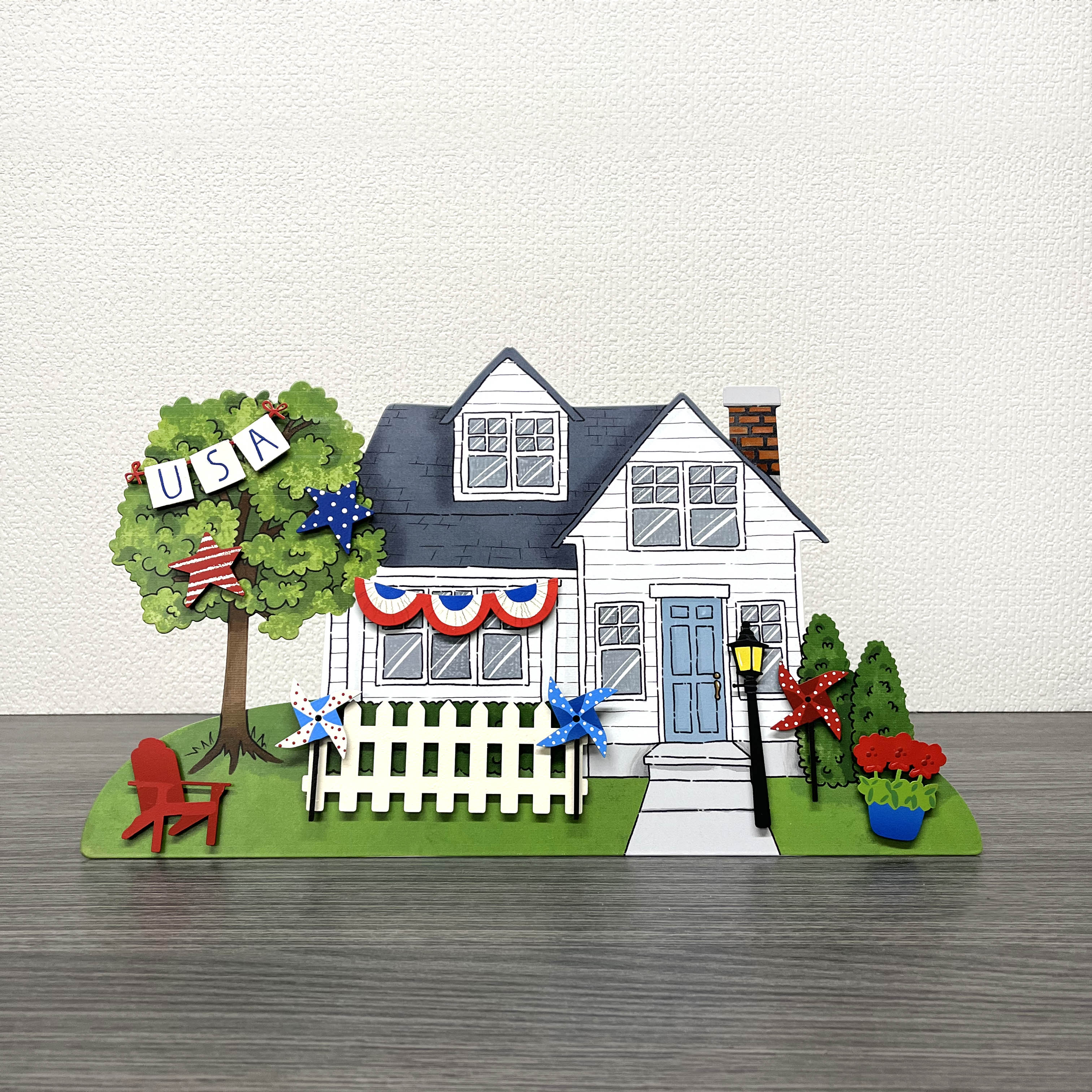 Patriotische Veranda-Magnete S/3