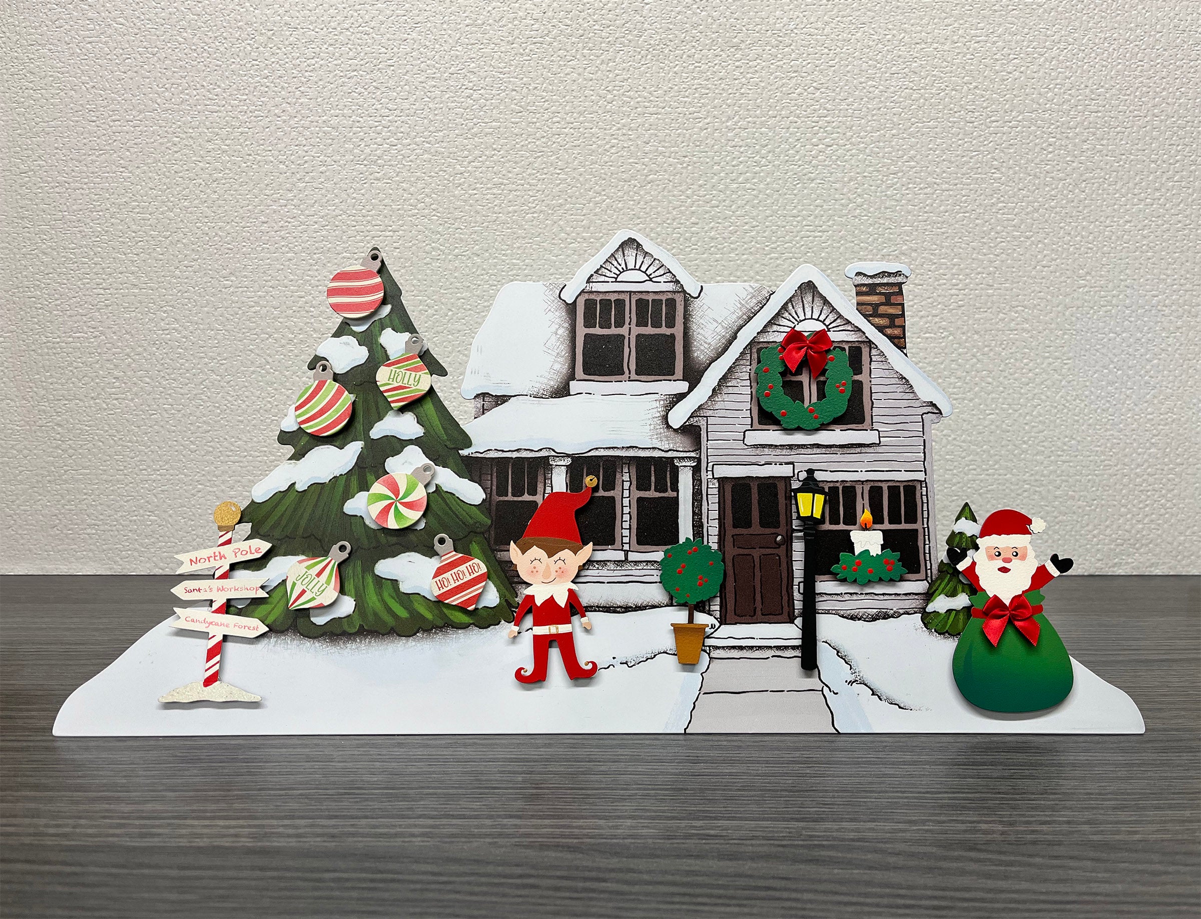 Überraschungs-Weihnachtsmann-Magnet