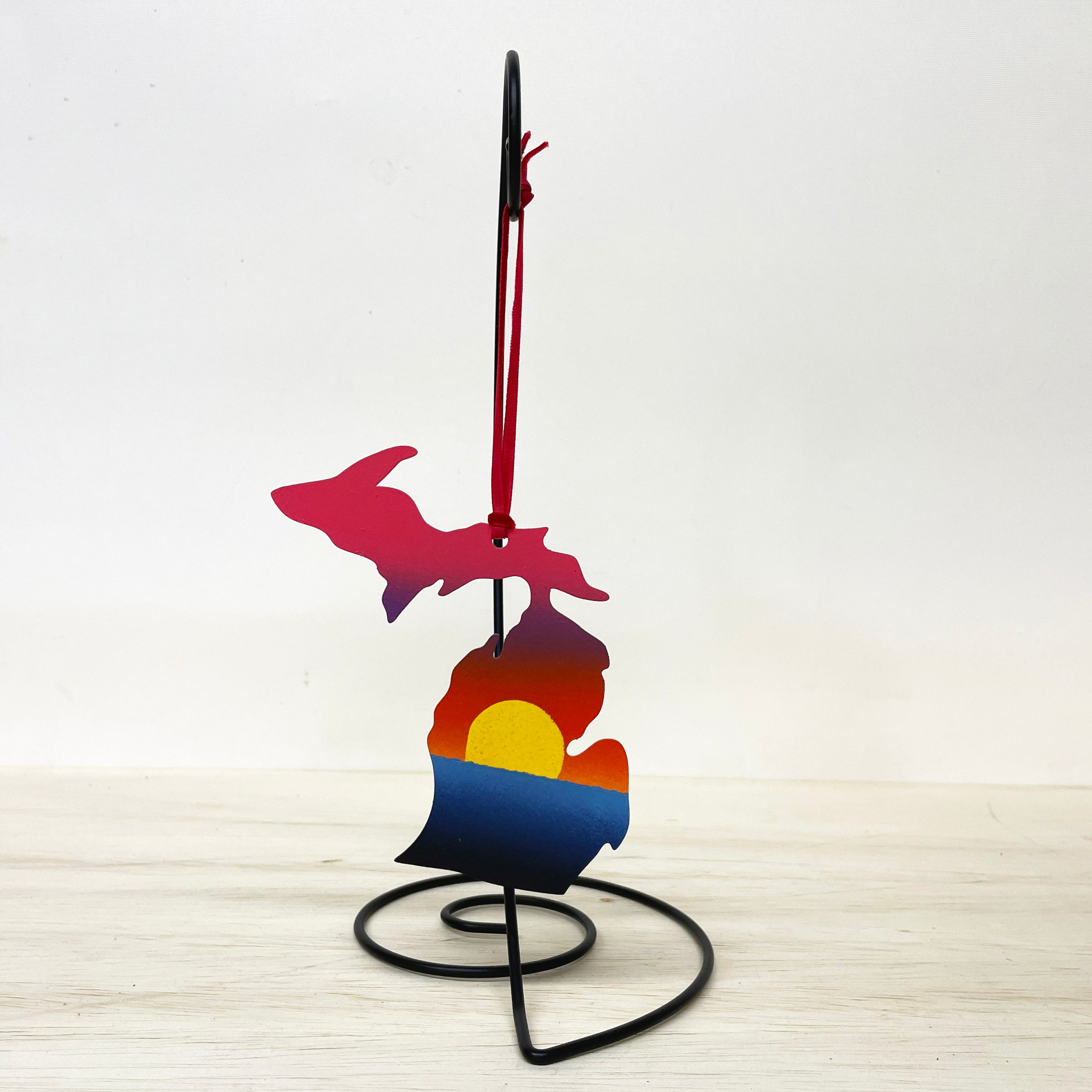 Michigan Beach Sunset Ornament
