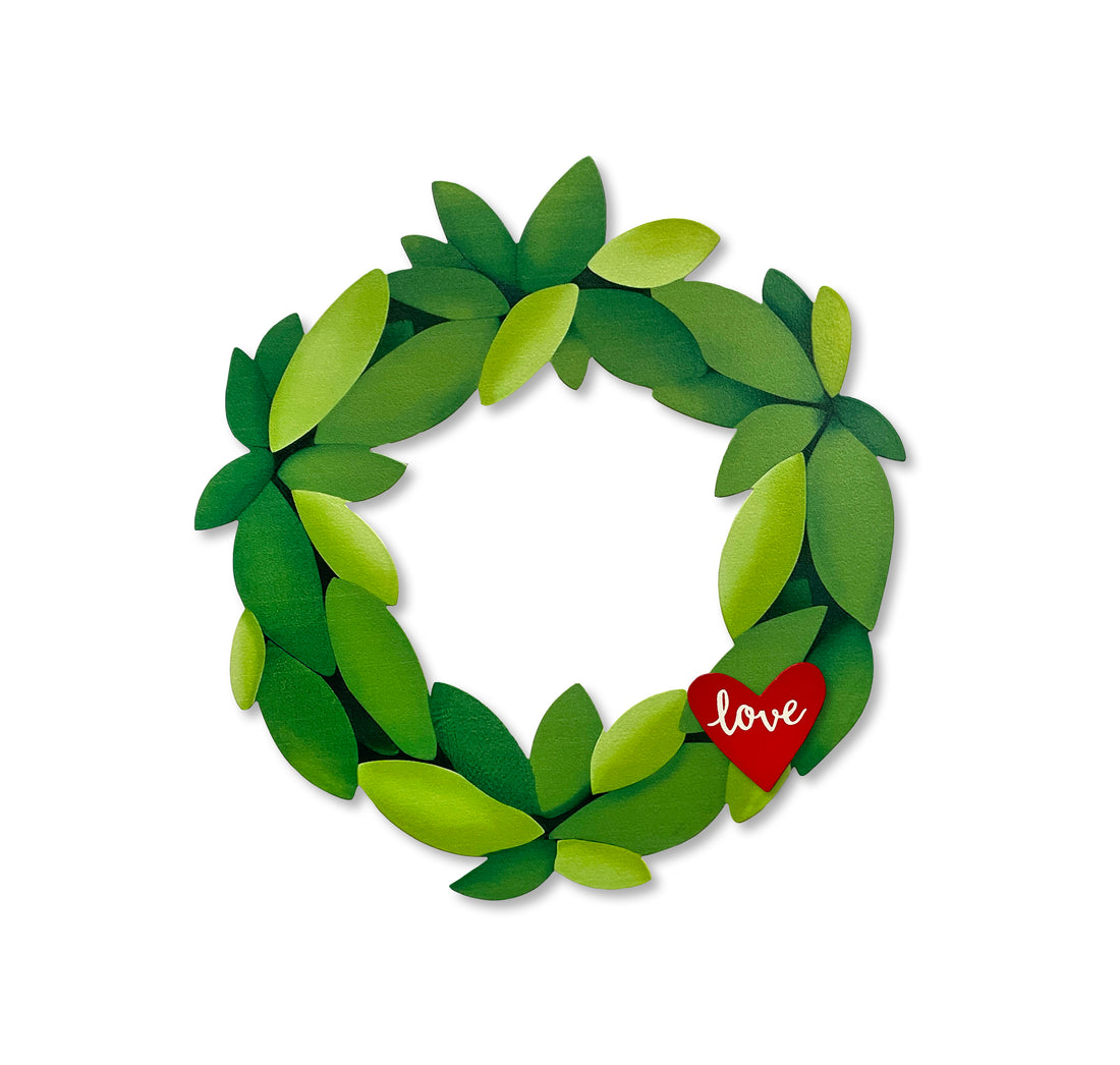 Magnetischer Art Pop-Kranz für jeden Tag