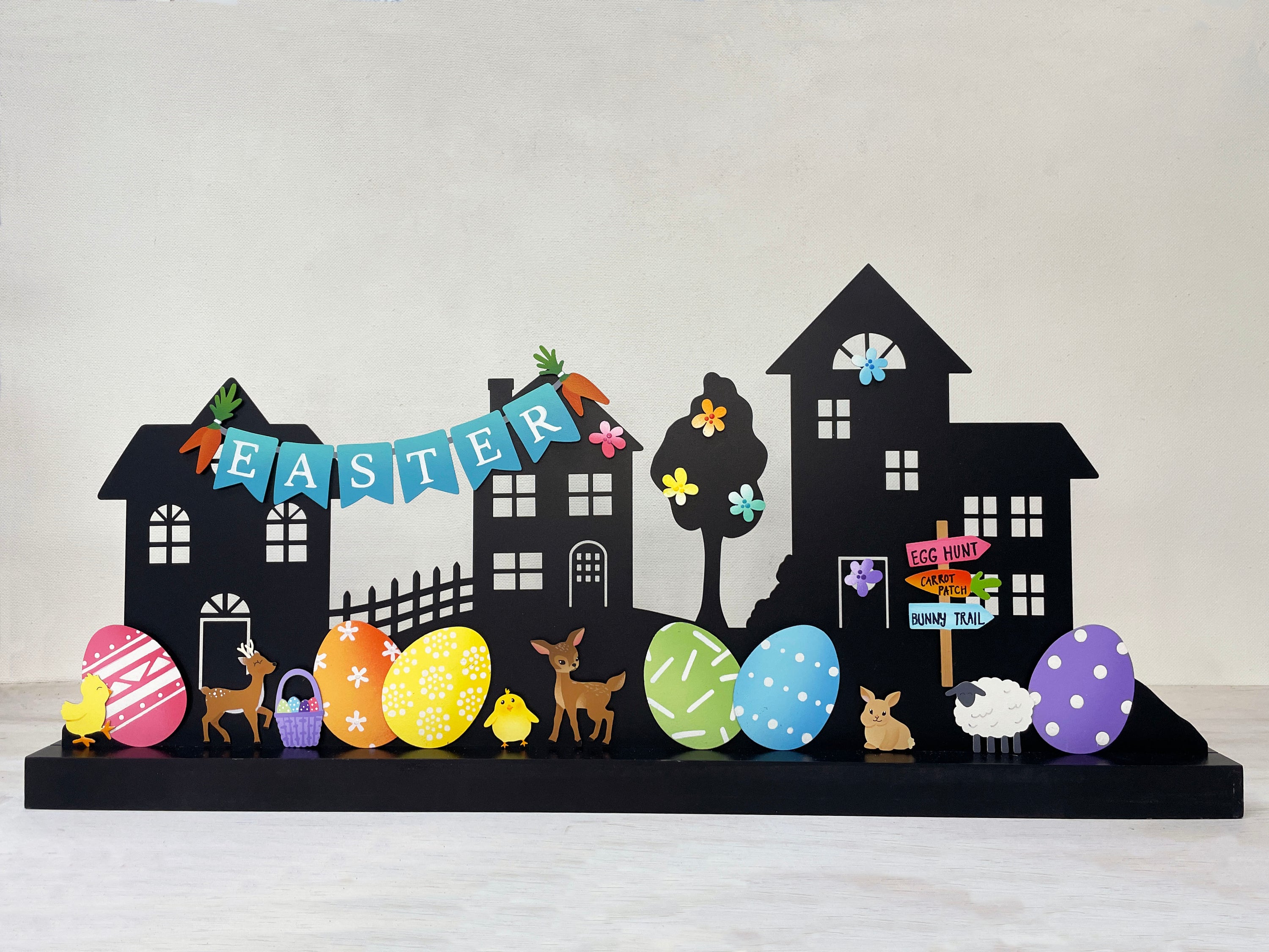 Easter Egg Mini Art Pop Magnets, S/3 (Warm)