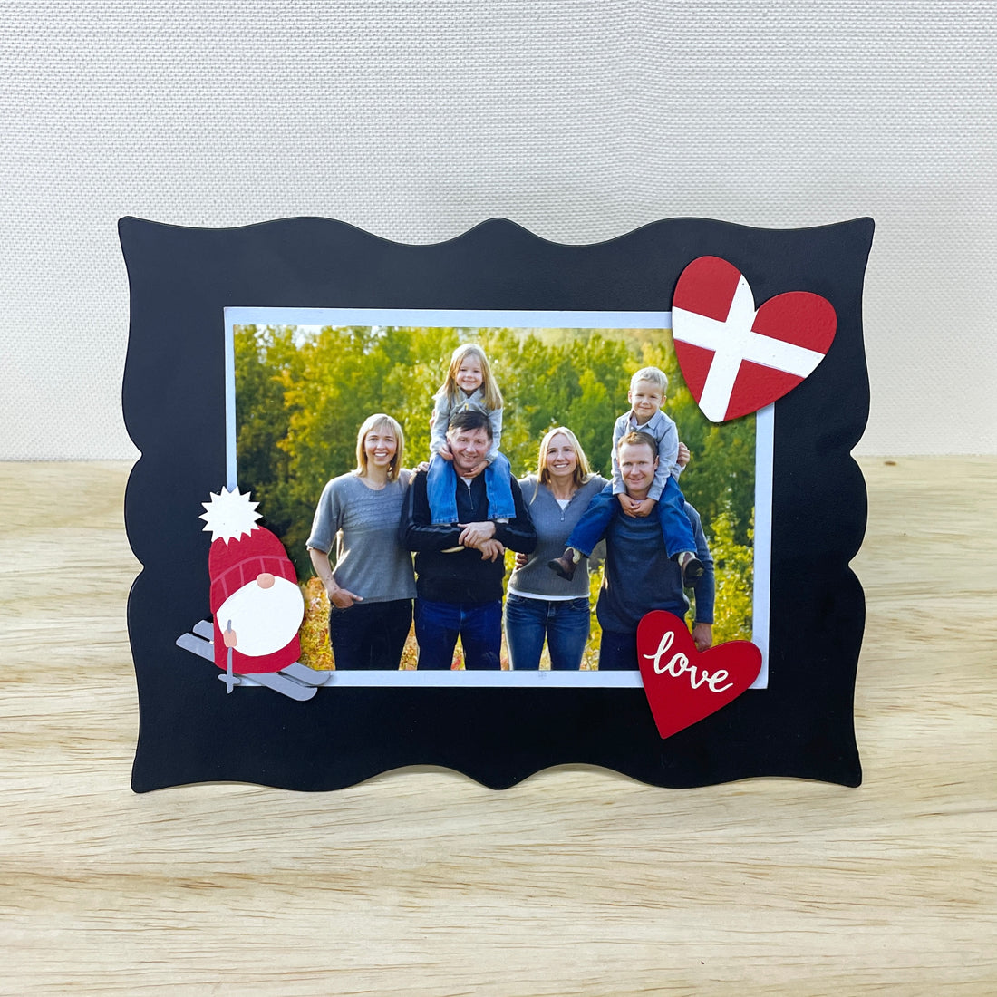 Skiing Gnome Magnet, Single