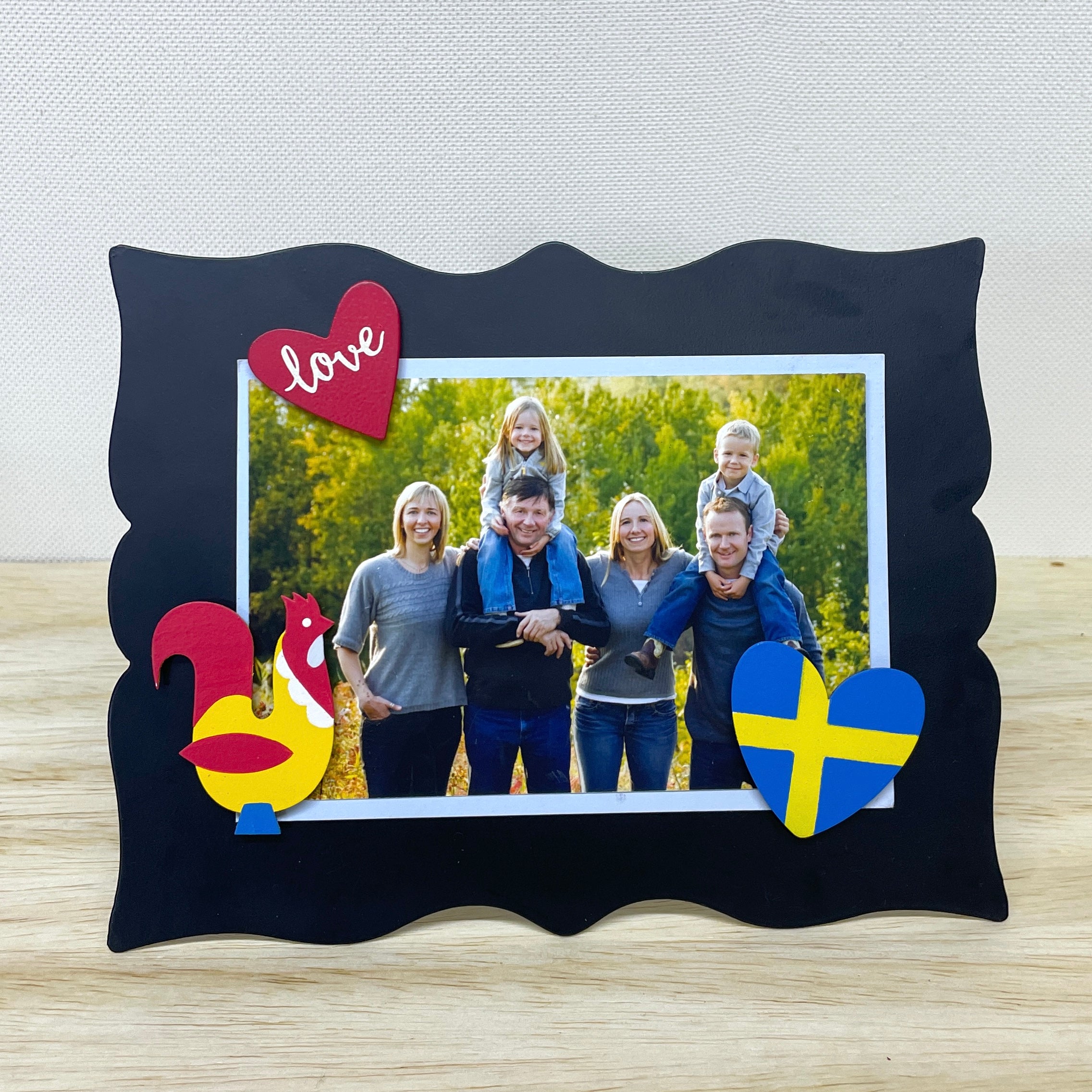 Dala Rooster Magnet, Single