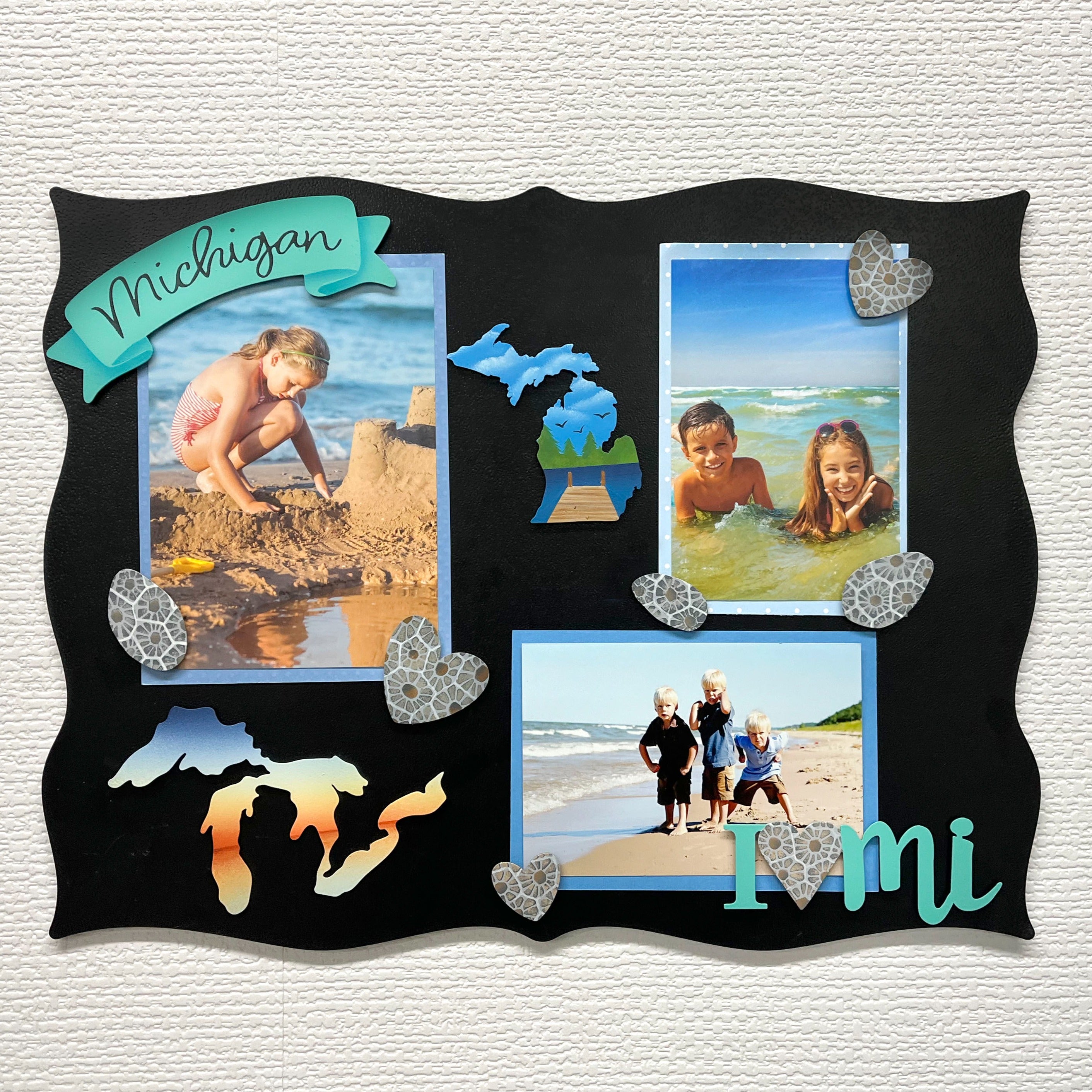 Michigan w/ Dock Scene Magnet
