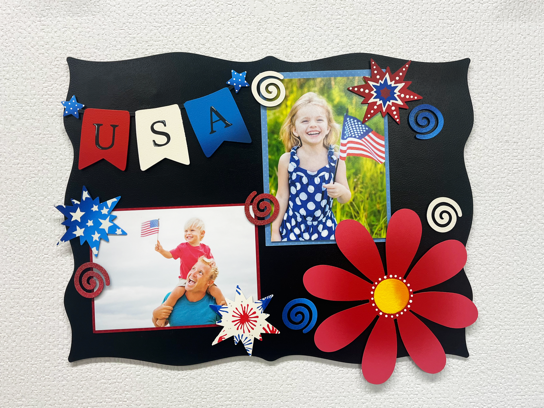 Patriotic Swirl Magnets S/6