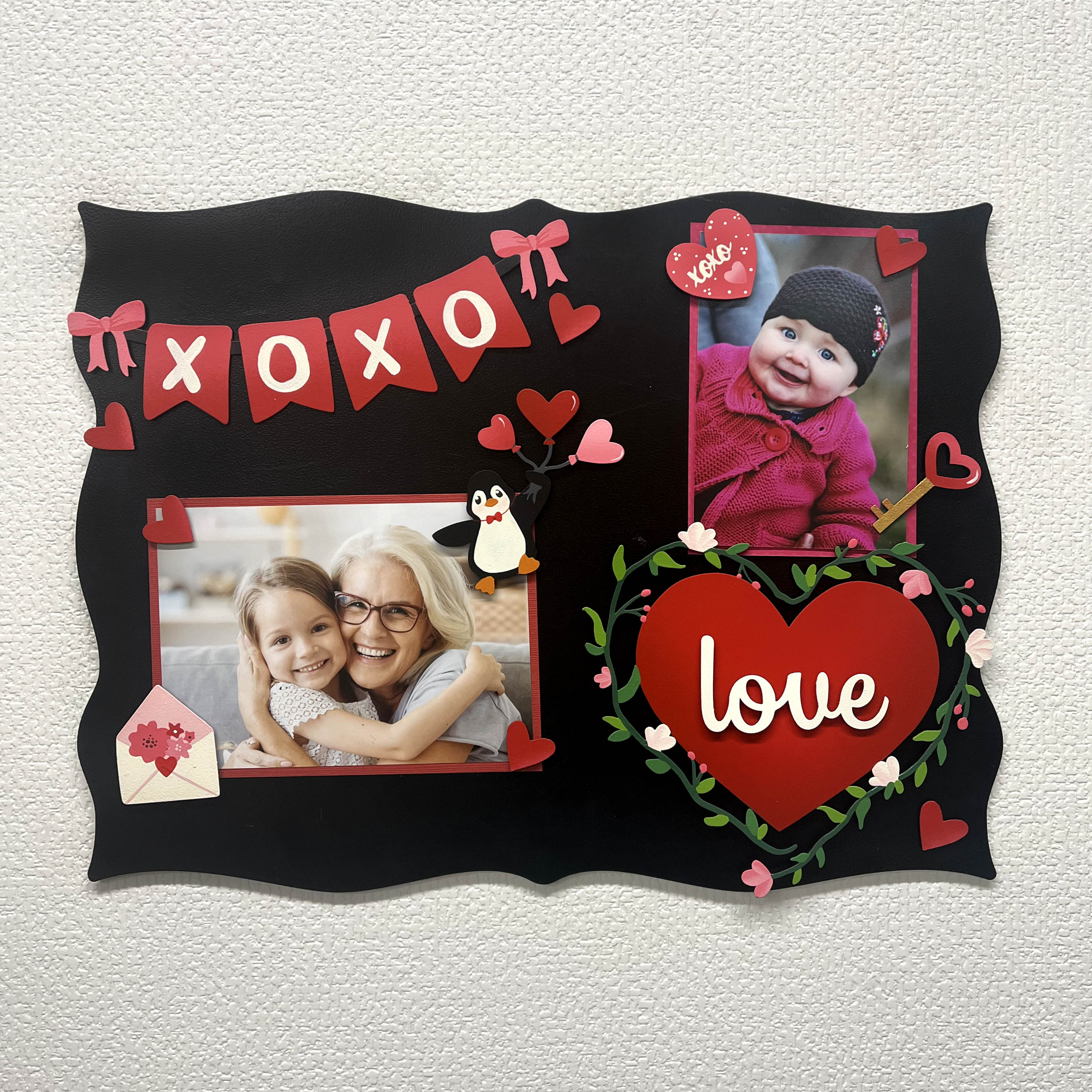 "XOXO" Banner Magnet (9.5"w)