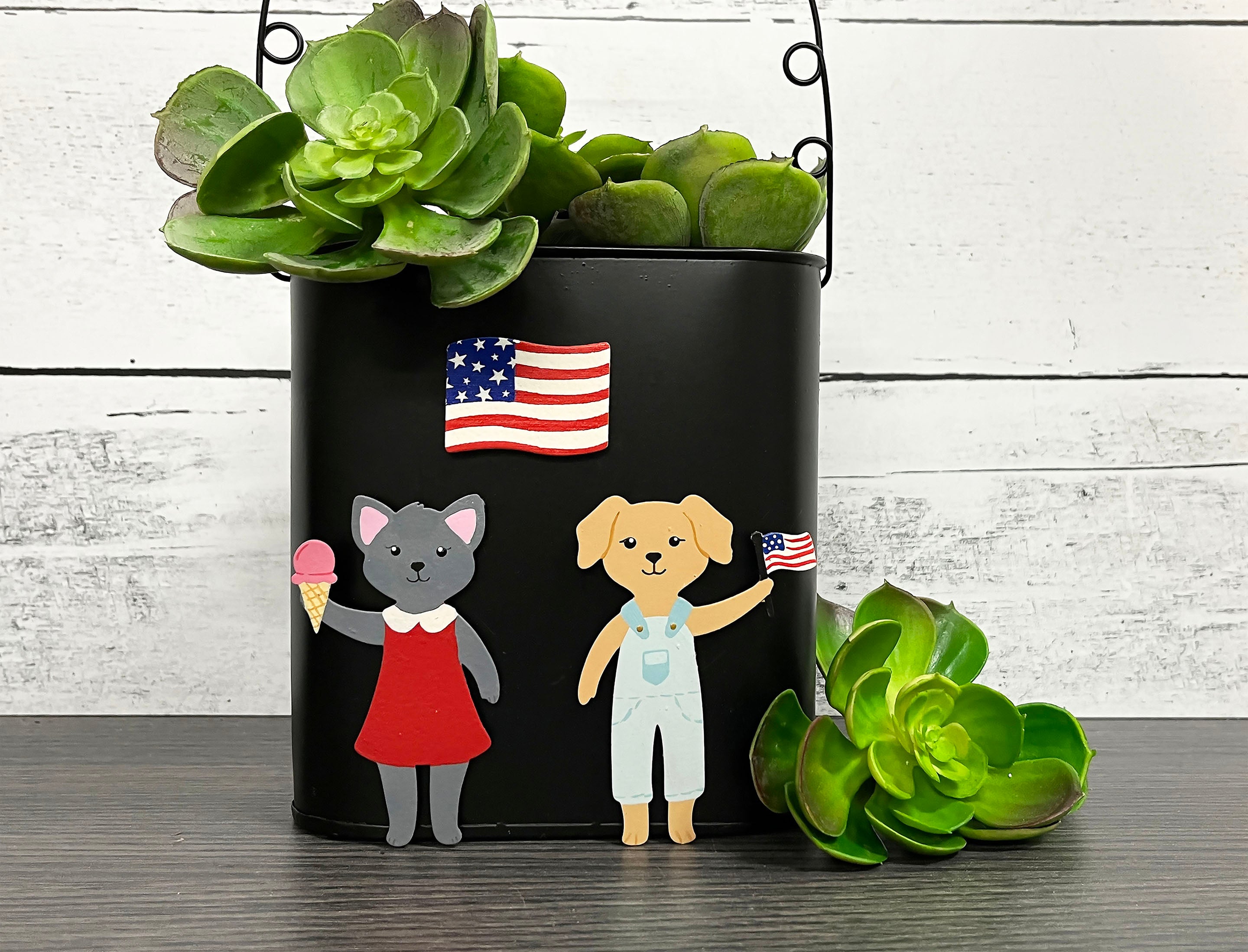 Amerikanischer Flaggenmagnet