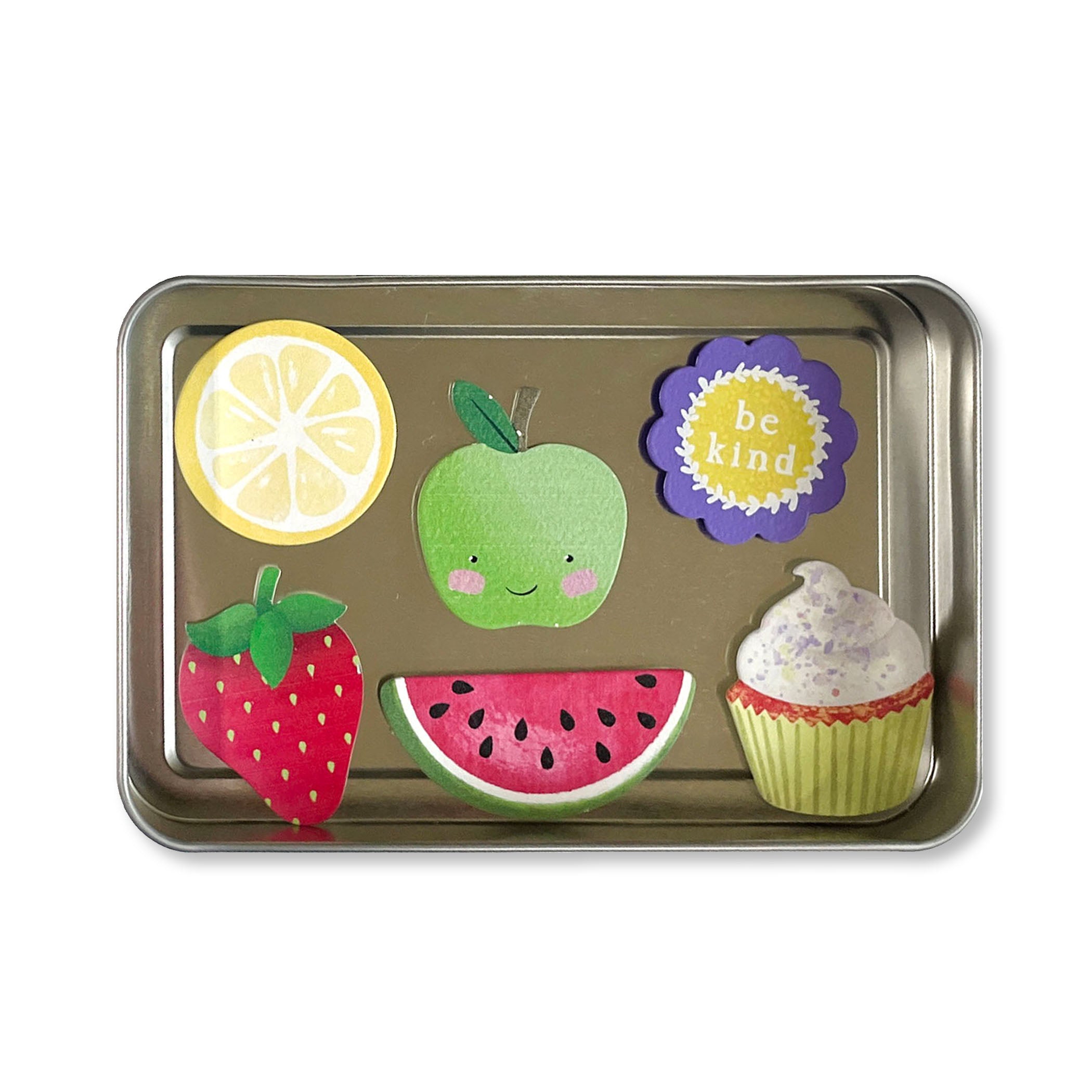 Süßes und fruchtiges Magnet-Geschenkset