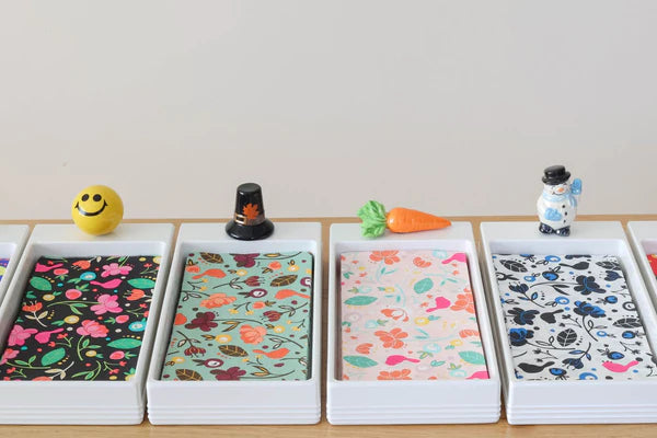 Melamine Guest Towel Holder Pinstripes