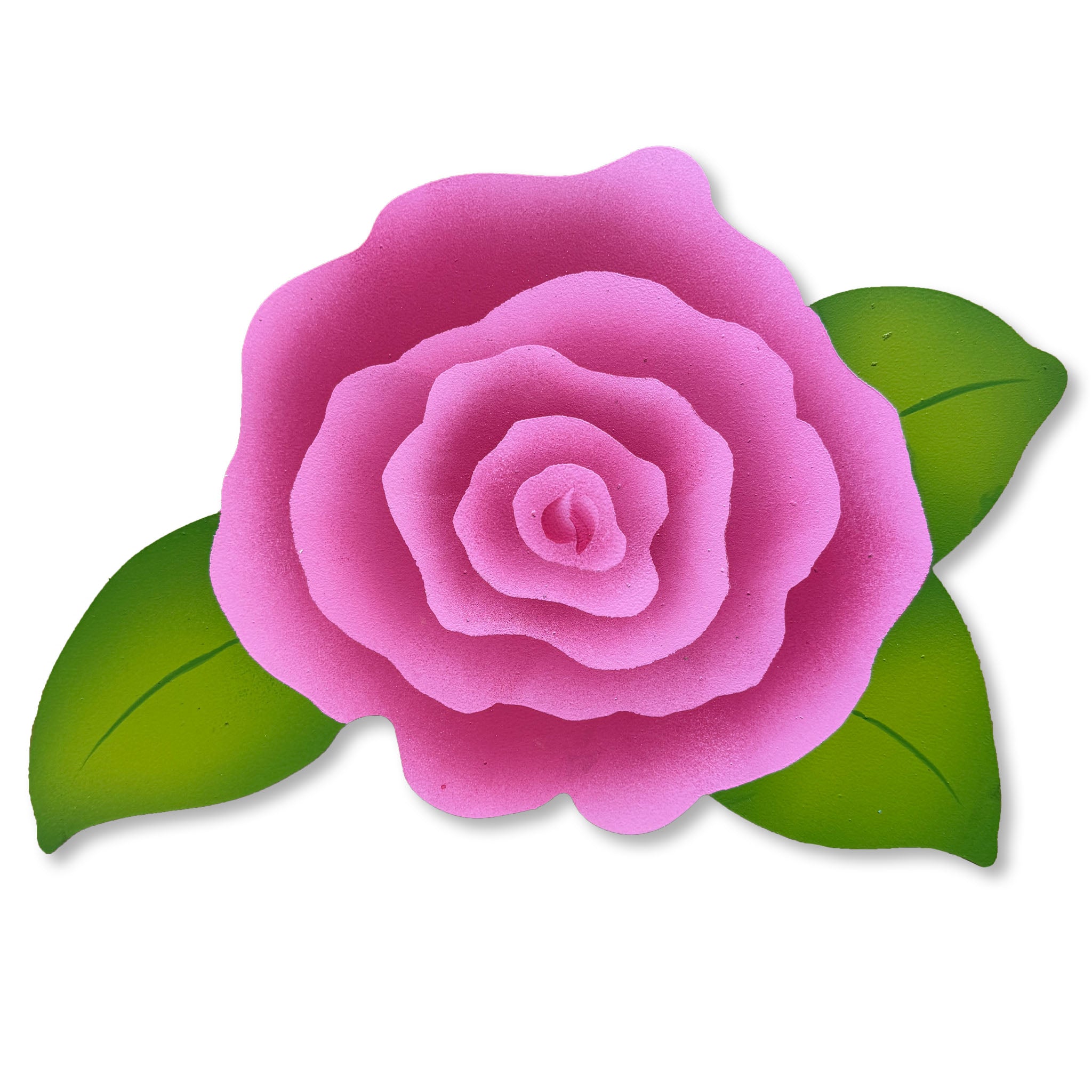 Rose Wall Art - Hot Pink