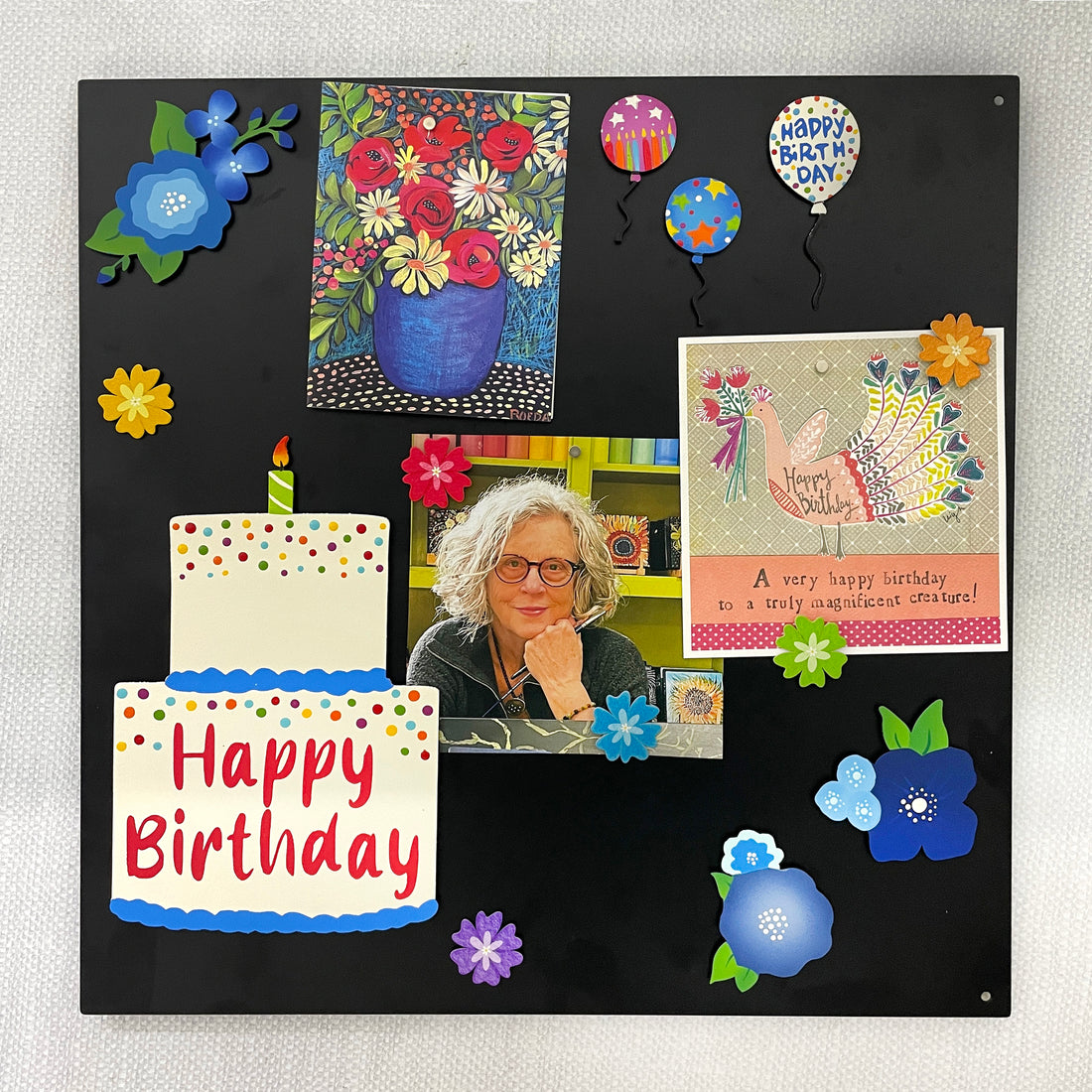 Birthday Cake Magnetic Art Pop