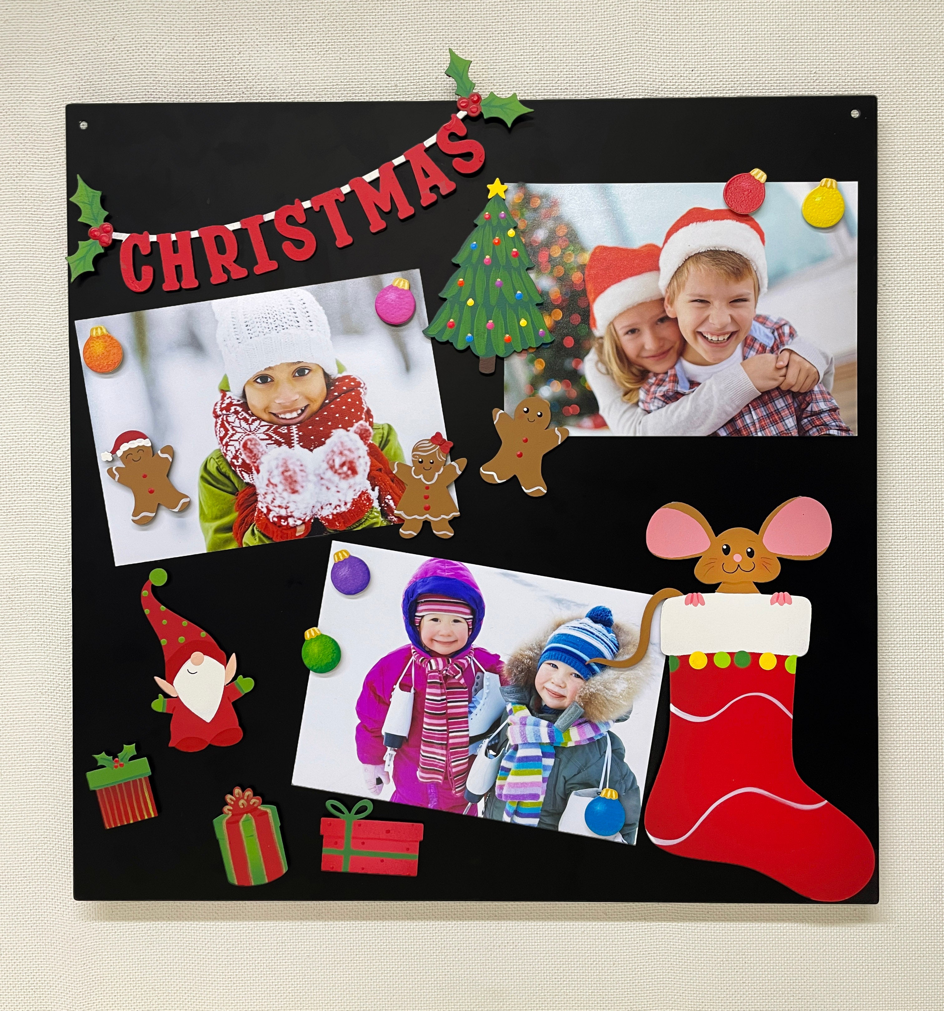 Holiday Present Magnets S/3