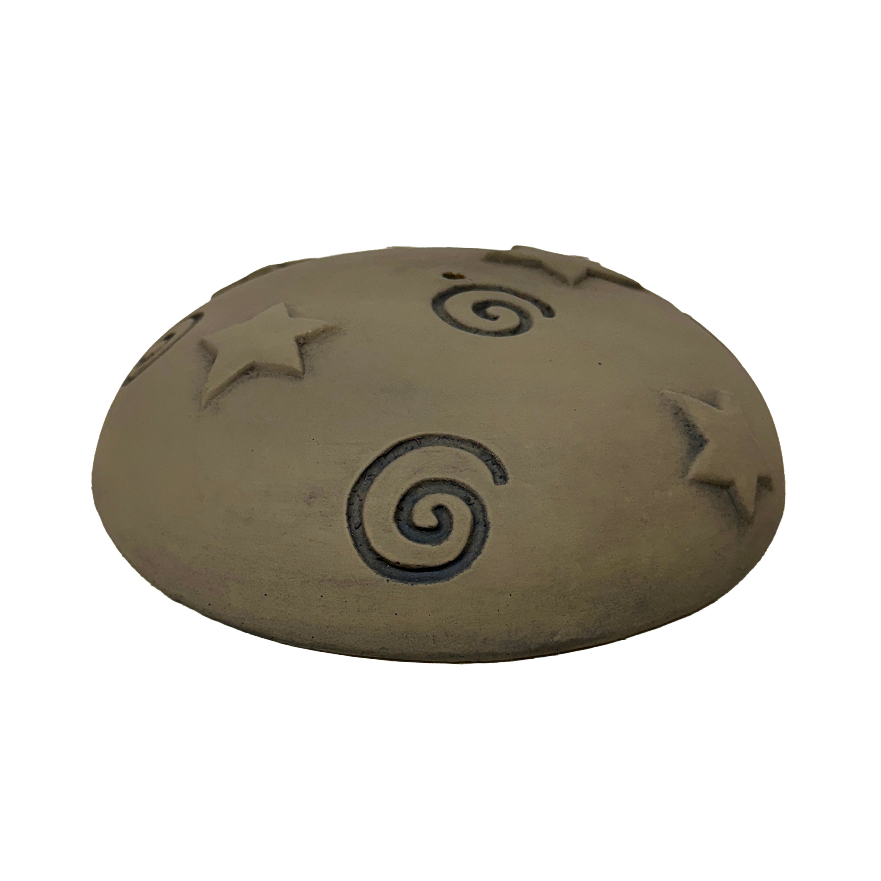 Stars & Swirls Concrete Garden Stake Base