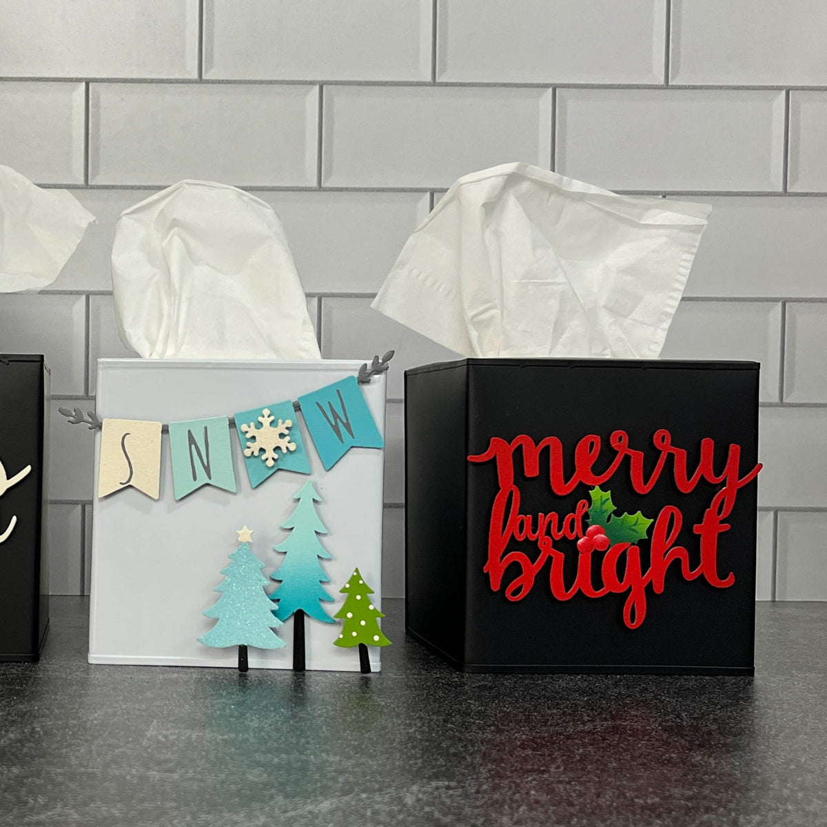„Merry & Bright“-Magnet