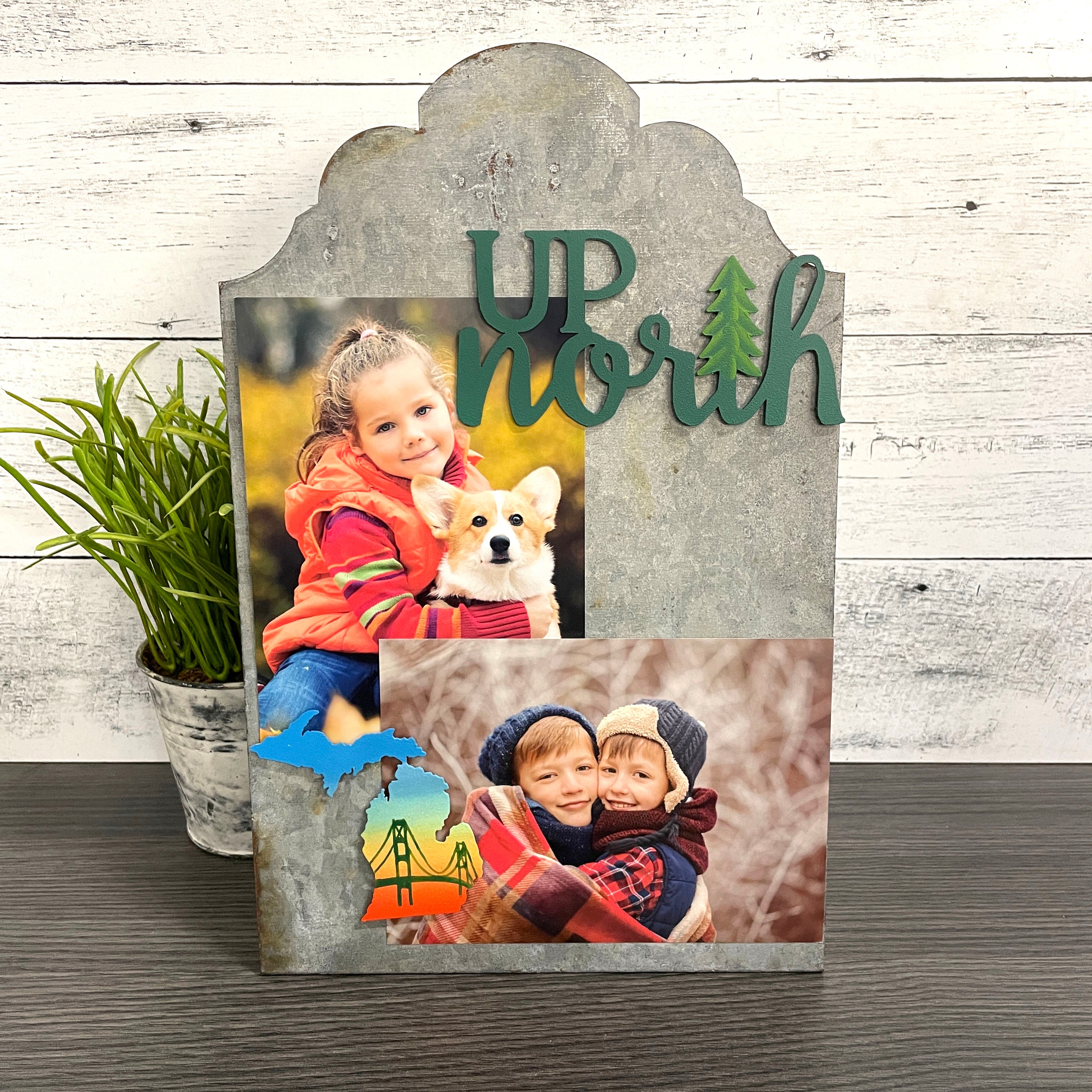 "Up North" w/ Tree Magnet Green