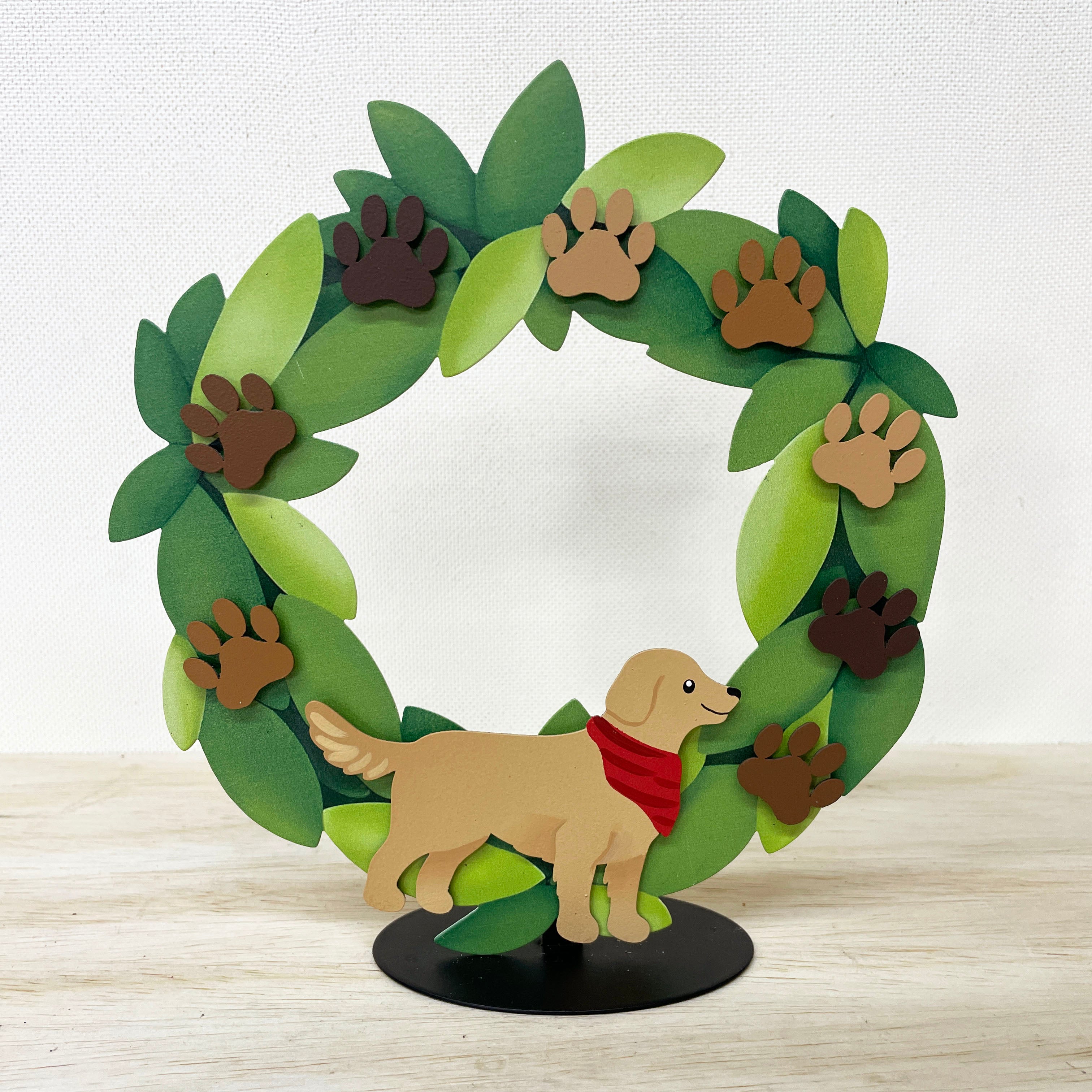 Retriever Dog w/ Bandana Magnet
