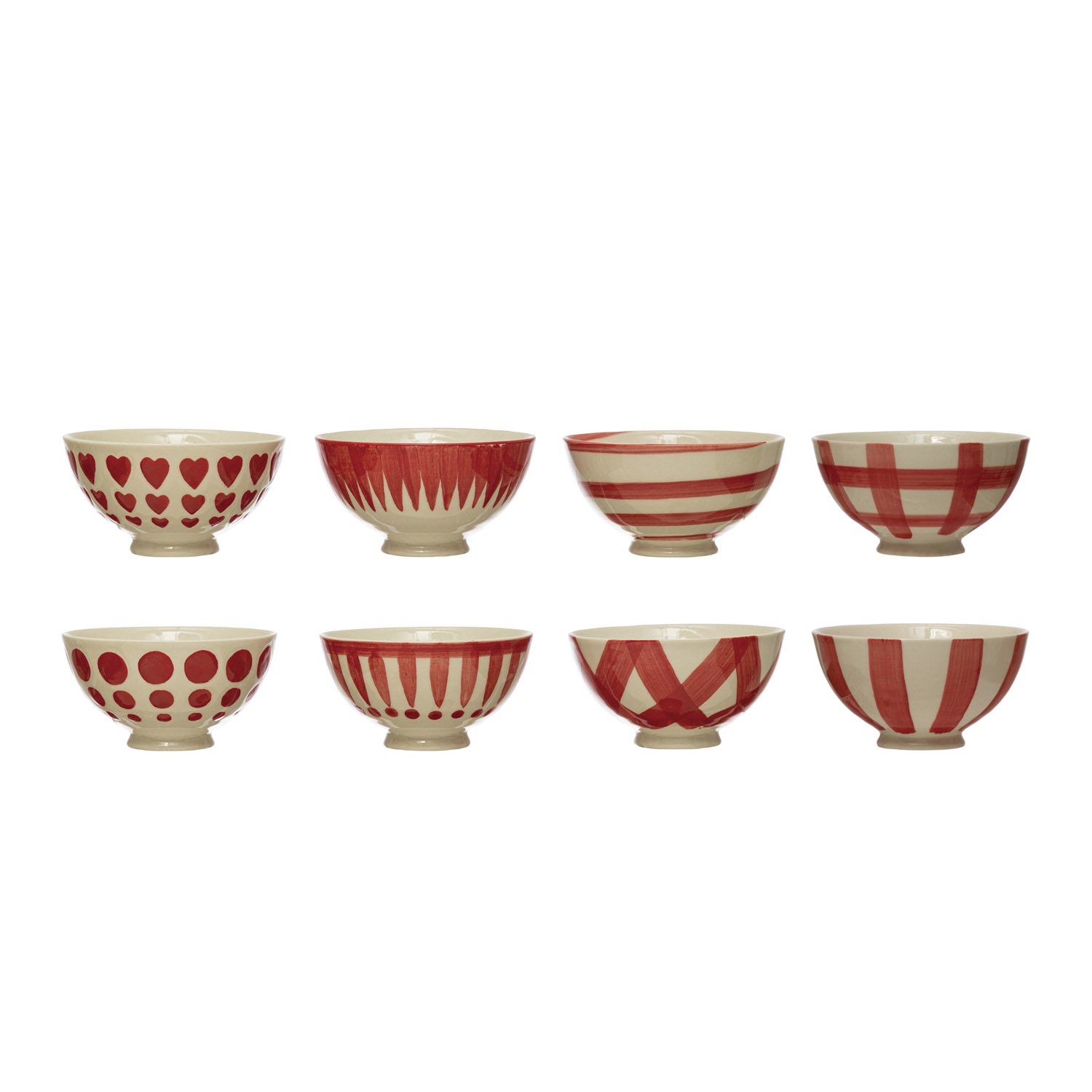 Handpainted Stoneware Latte Bowl