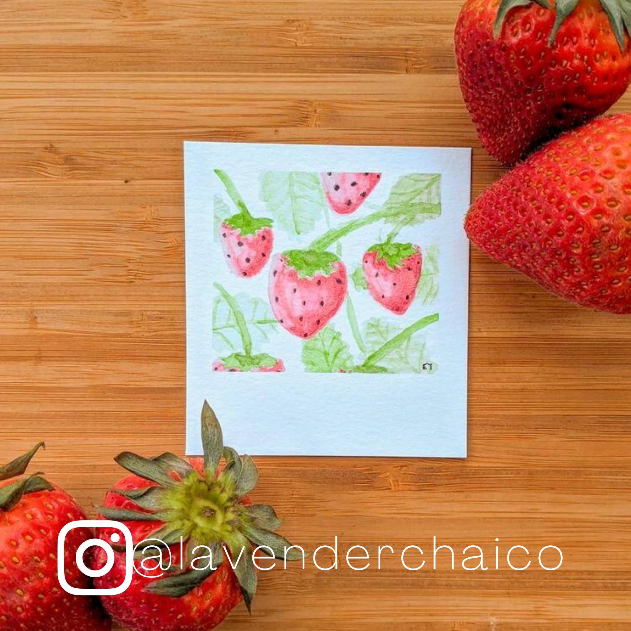 Mini Painting Kit- Strawberries