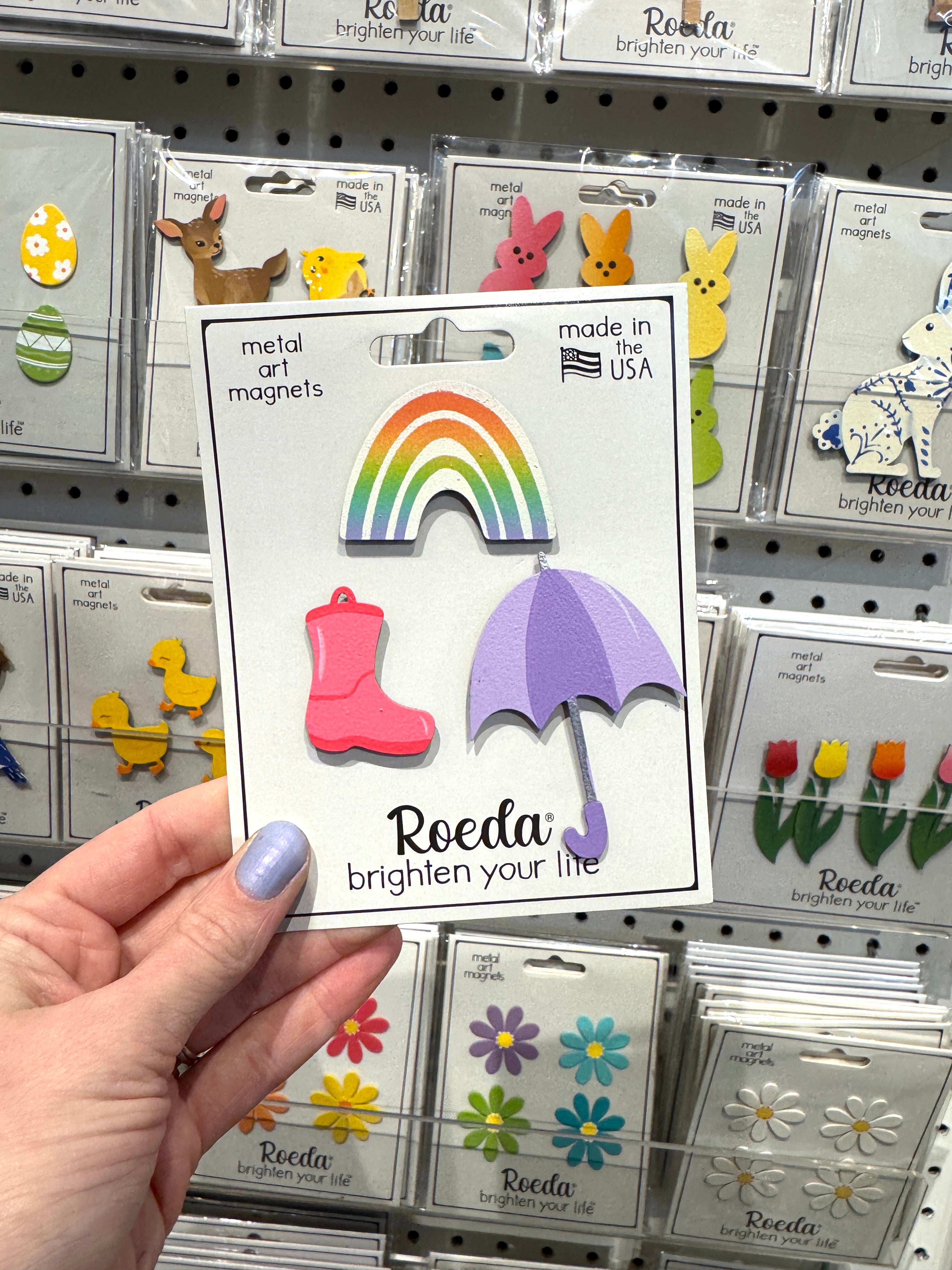 April Shower Magnets S/3