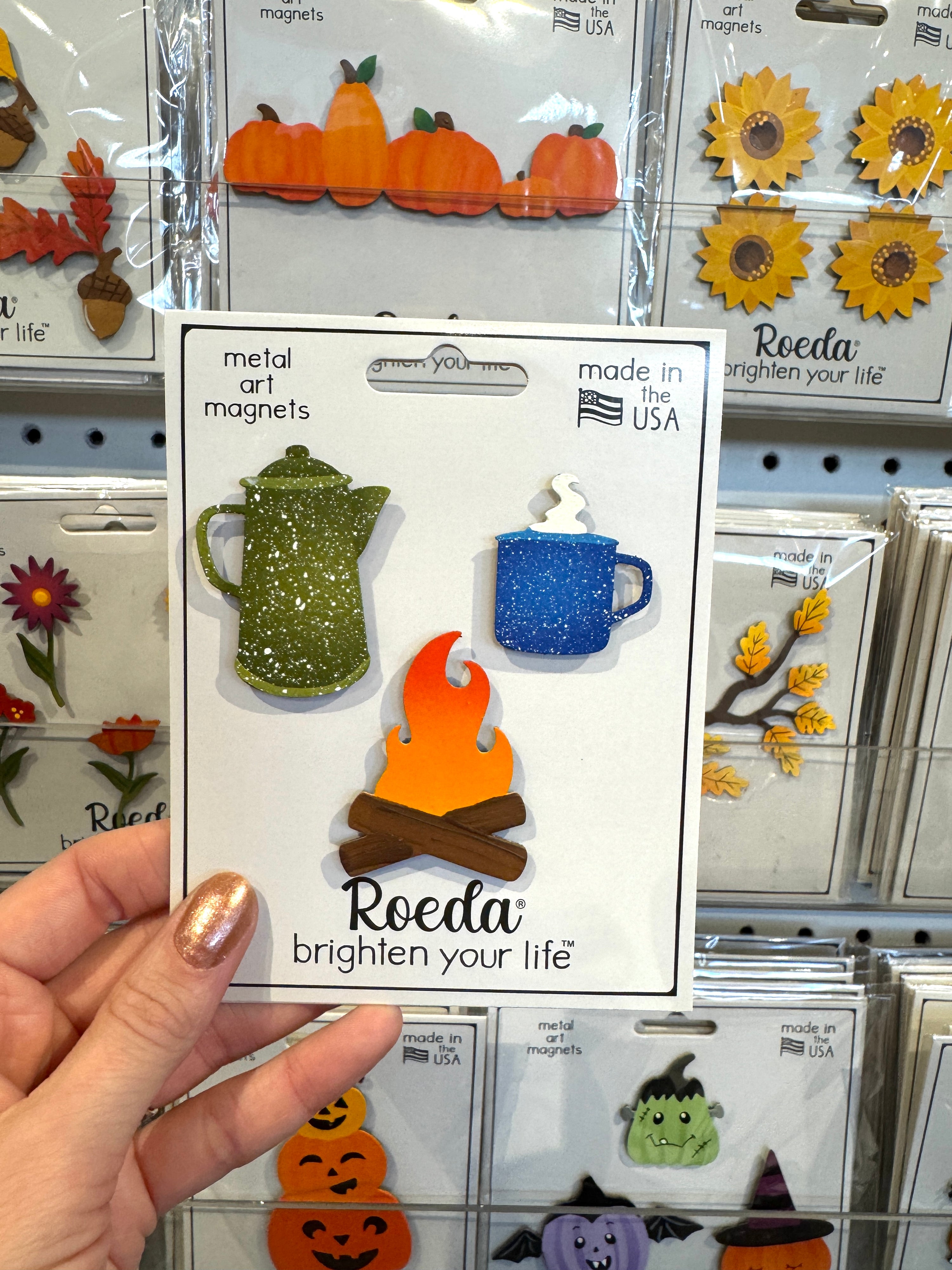 Bonfire Magnets S/3