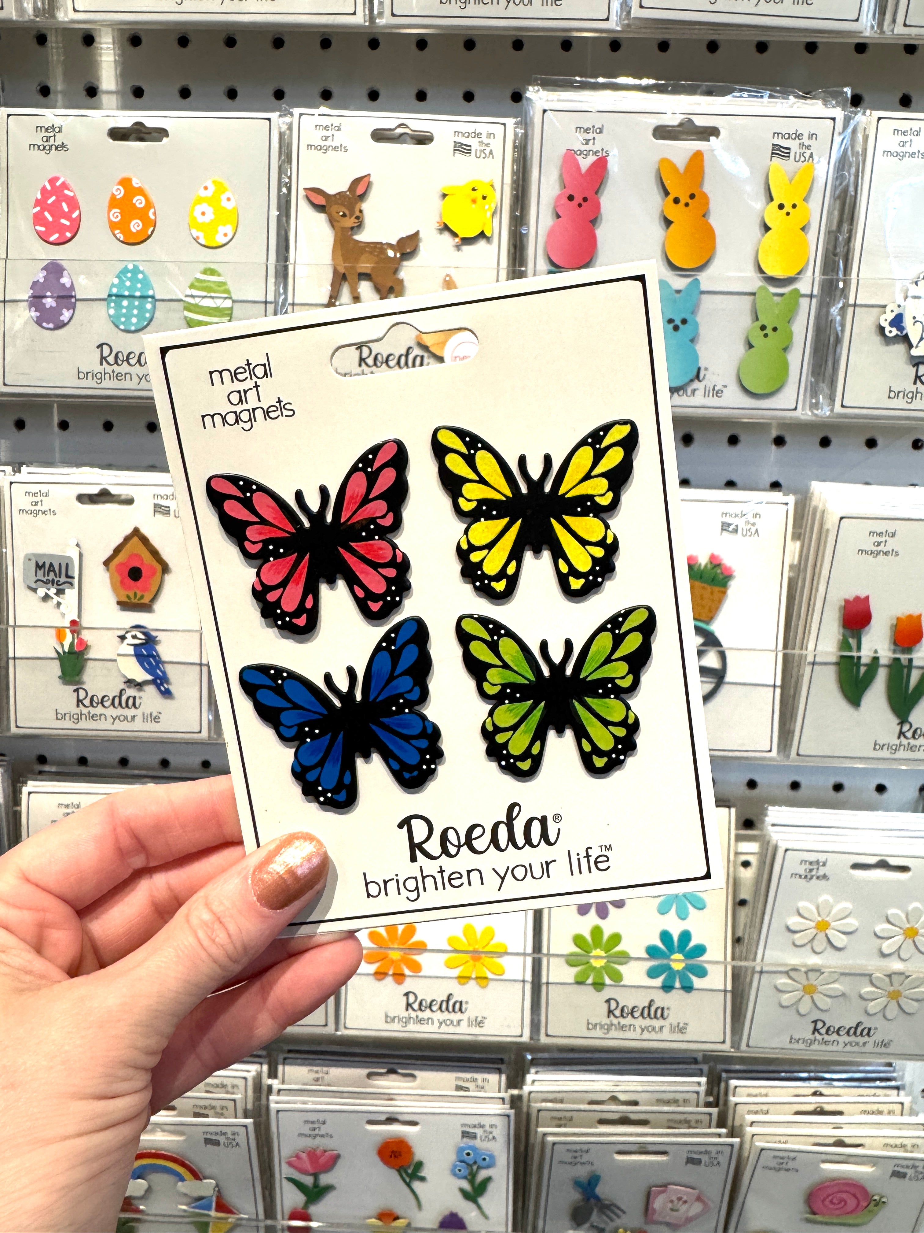 Butterfly Magnets S/4