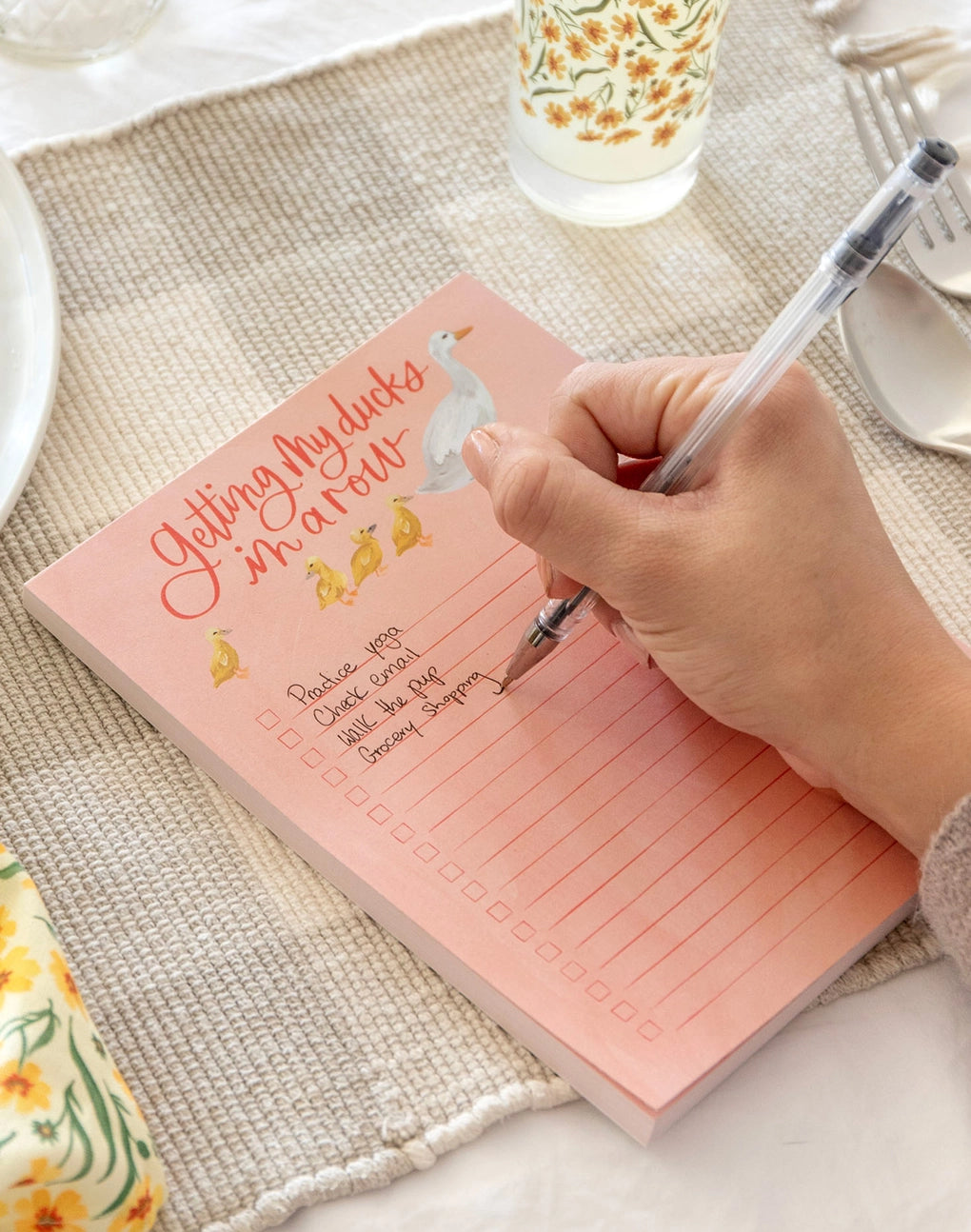 Getting My Ducks in A Row Notepad