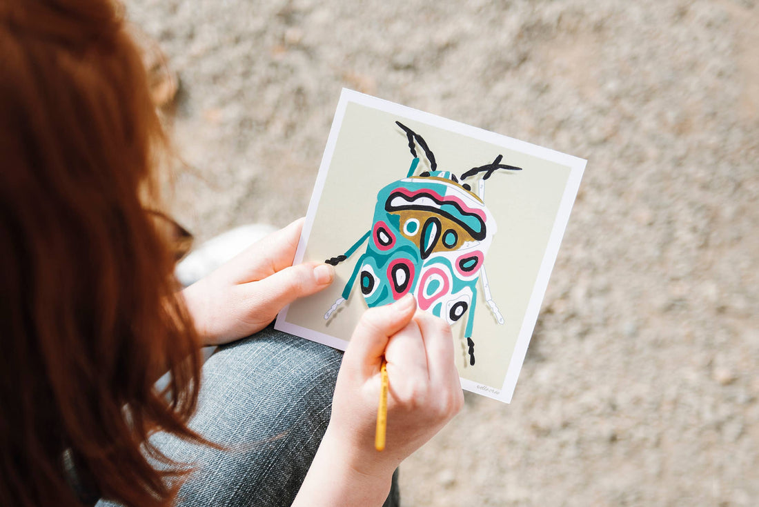 Picasso Bug Mini Paint-by-Number Kit