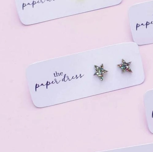 Tiny Star Stud Earrings