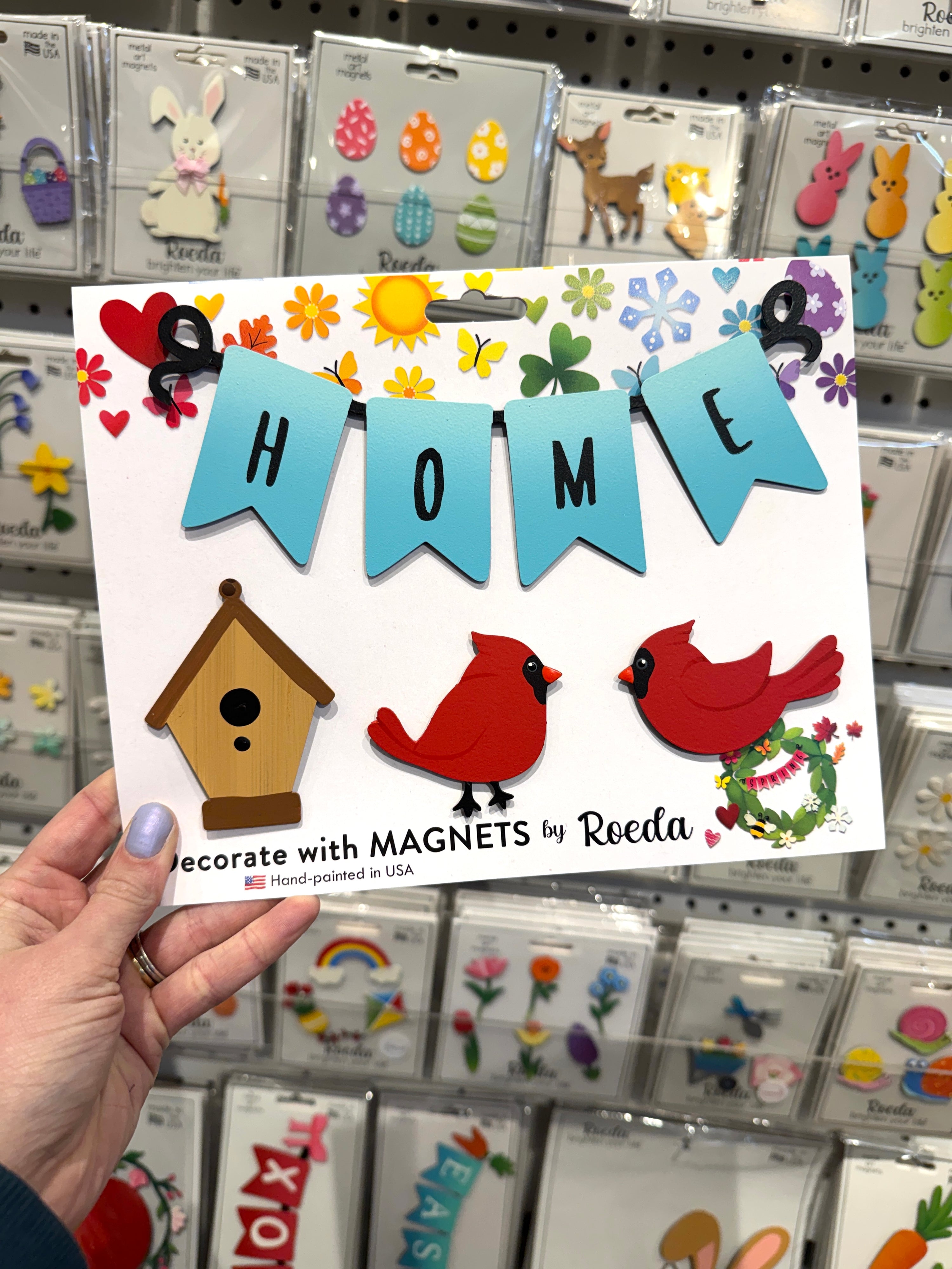Home Wreath Kit Magnets S/4
