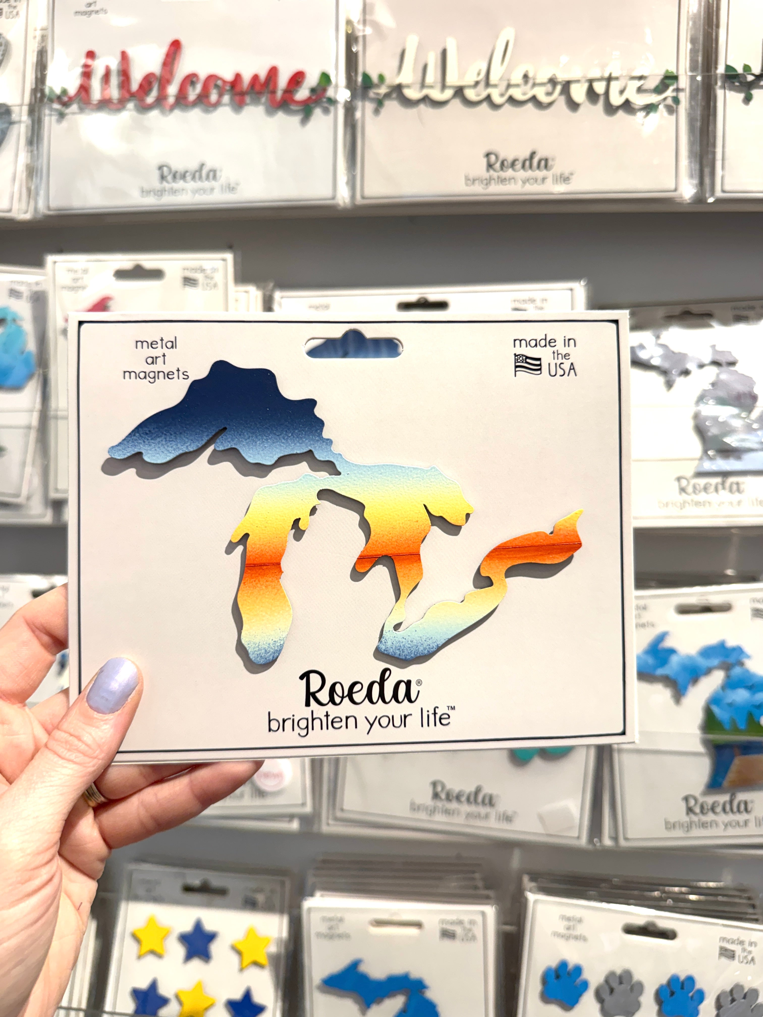 Great Lakes Beach Sunset Magnet