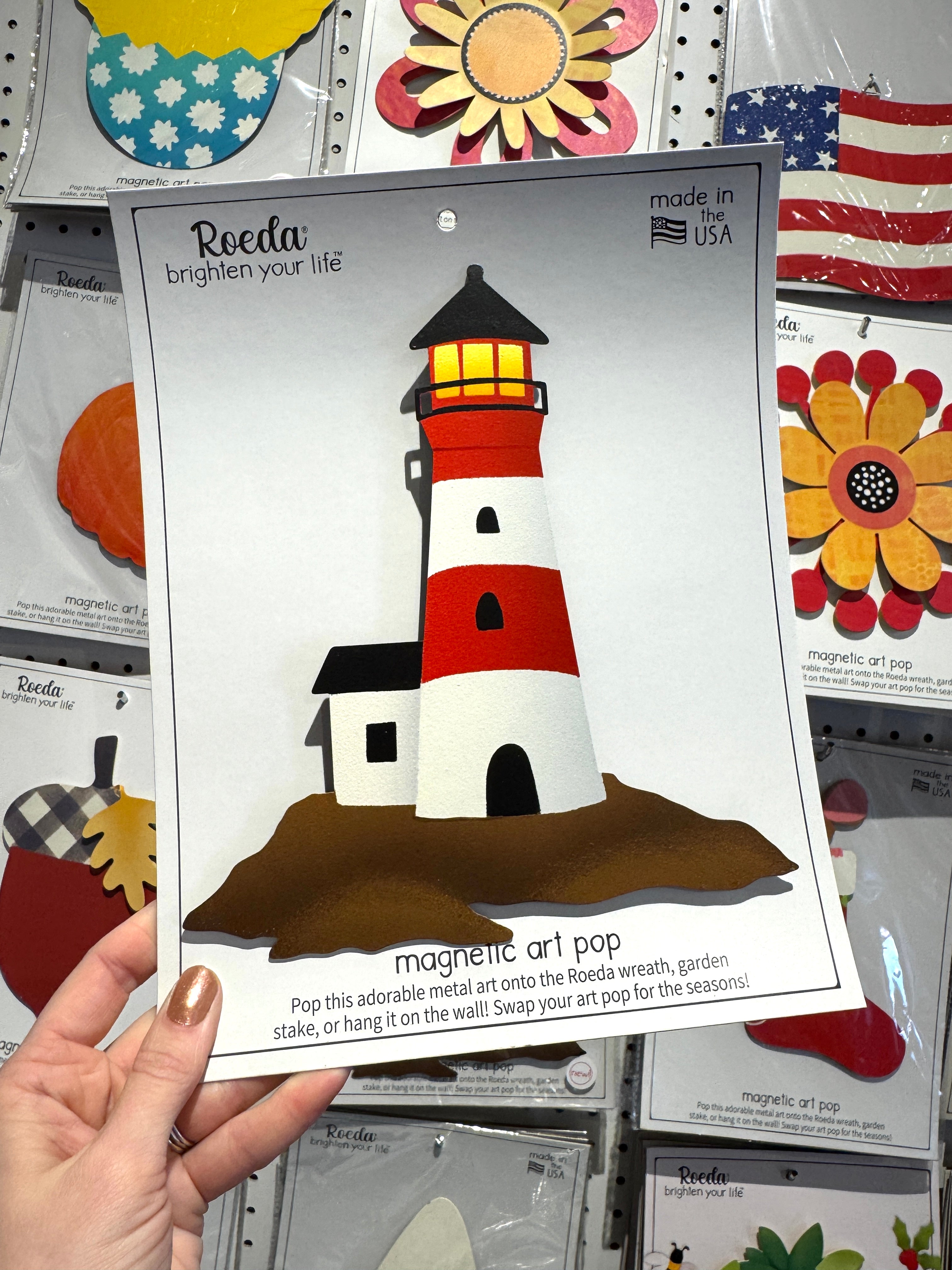 Lighthouse Magnetic Art Pop