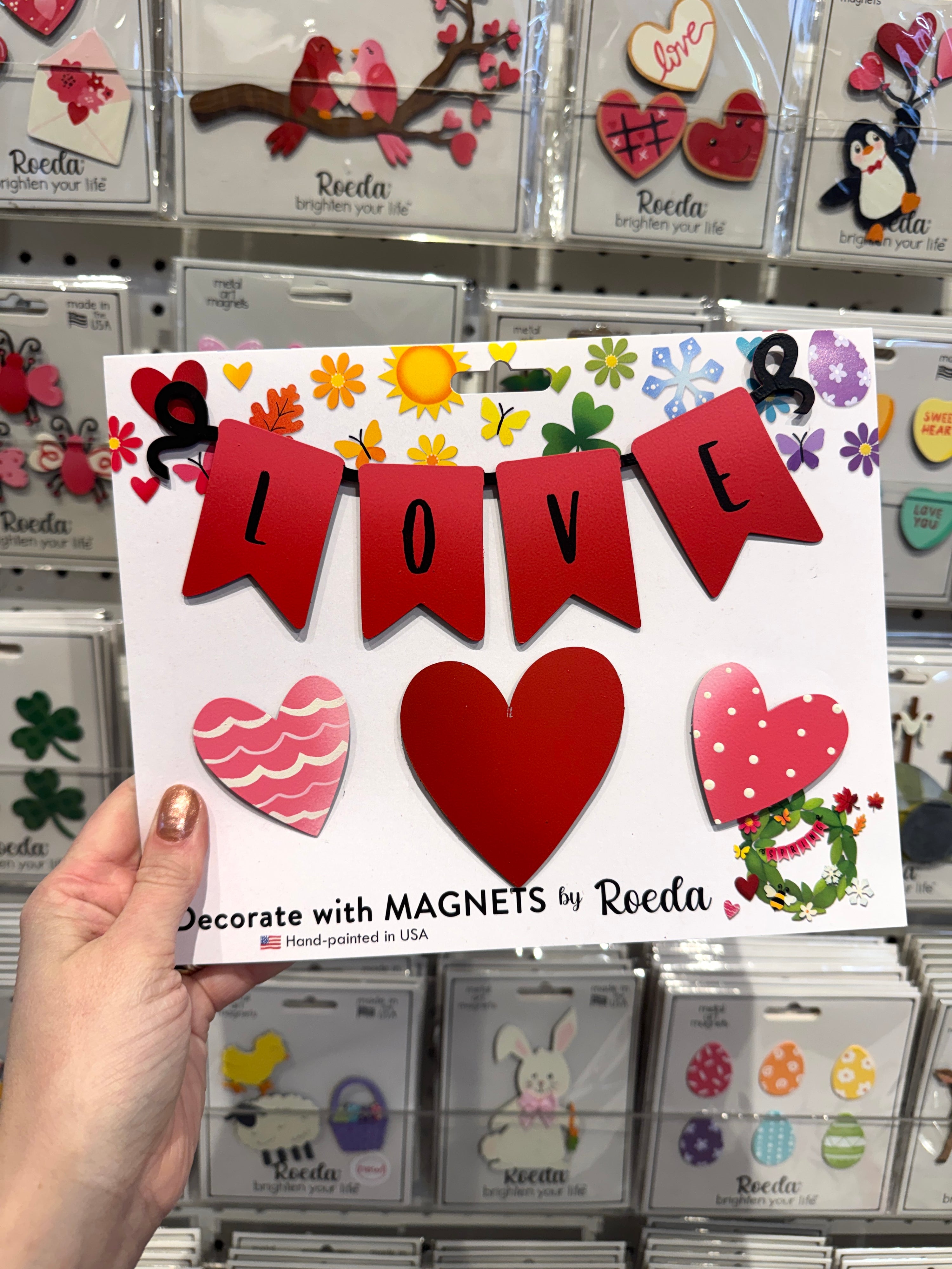 Love Wreath Kit Magnets S/4