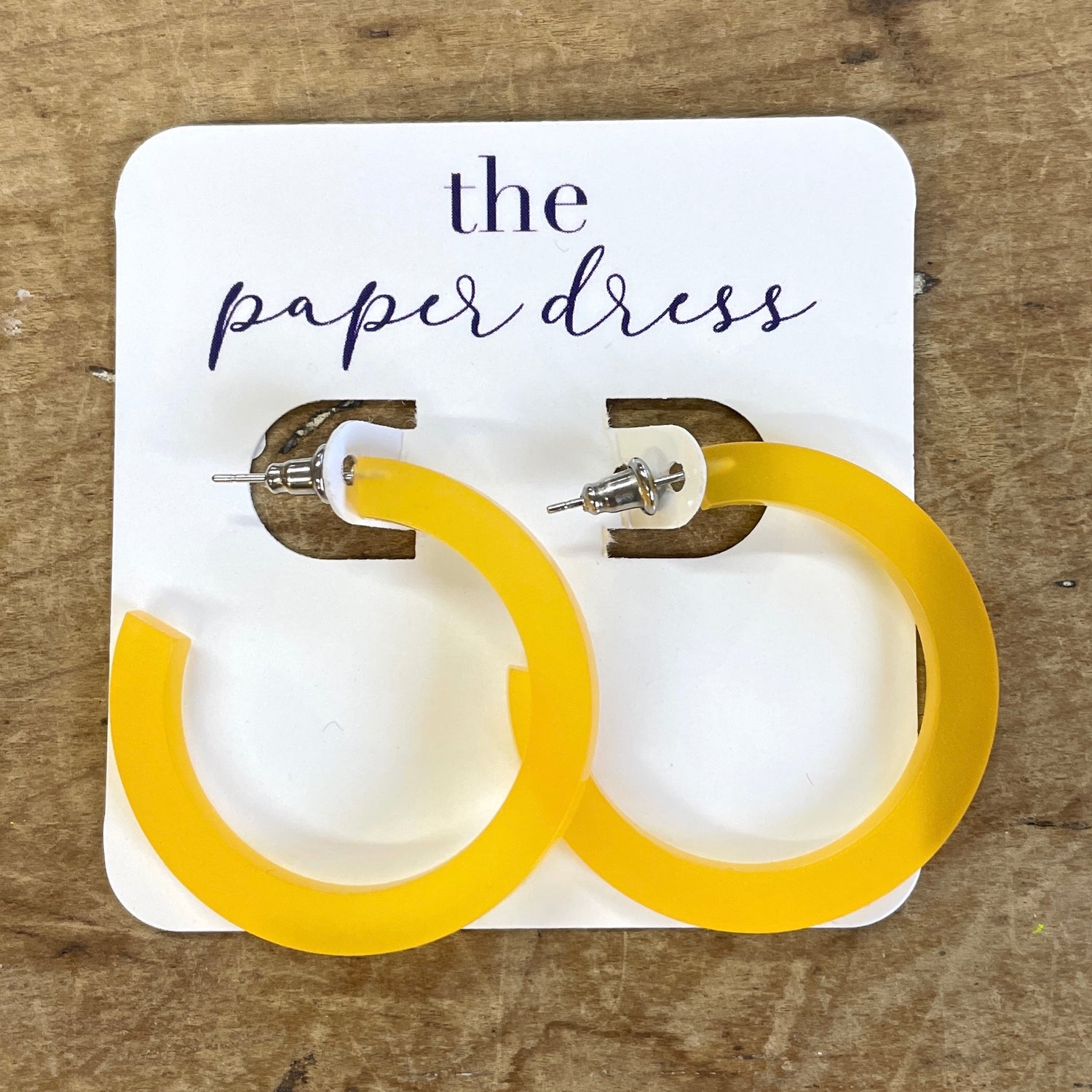 Midi Hoop Earrings (1.5&quot;)