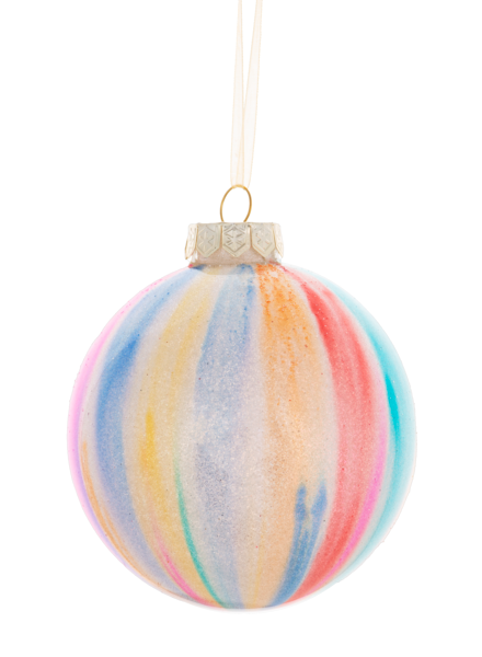 Colorful Ball &amp; Drop Ornament (3 shapes)