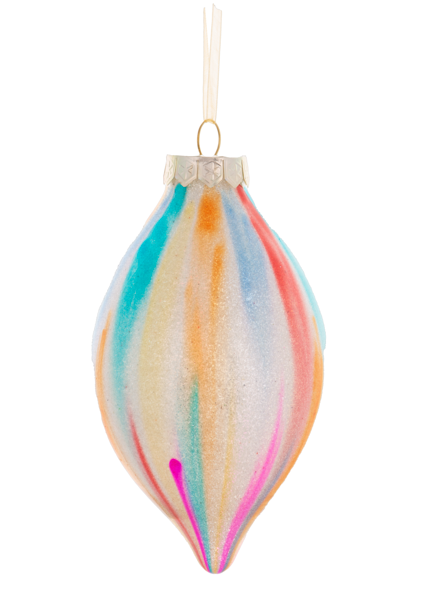 Colorful Ball &amp; Drop Ornament (3 shapes)
