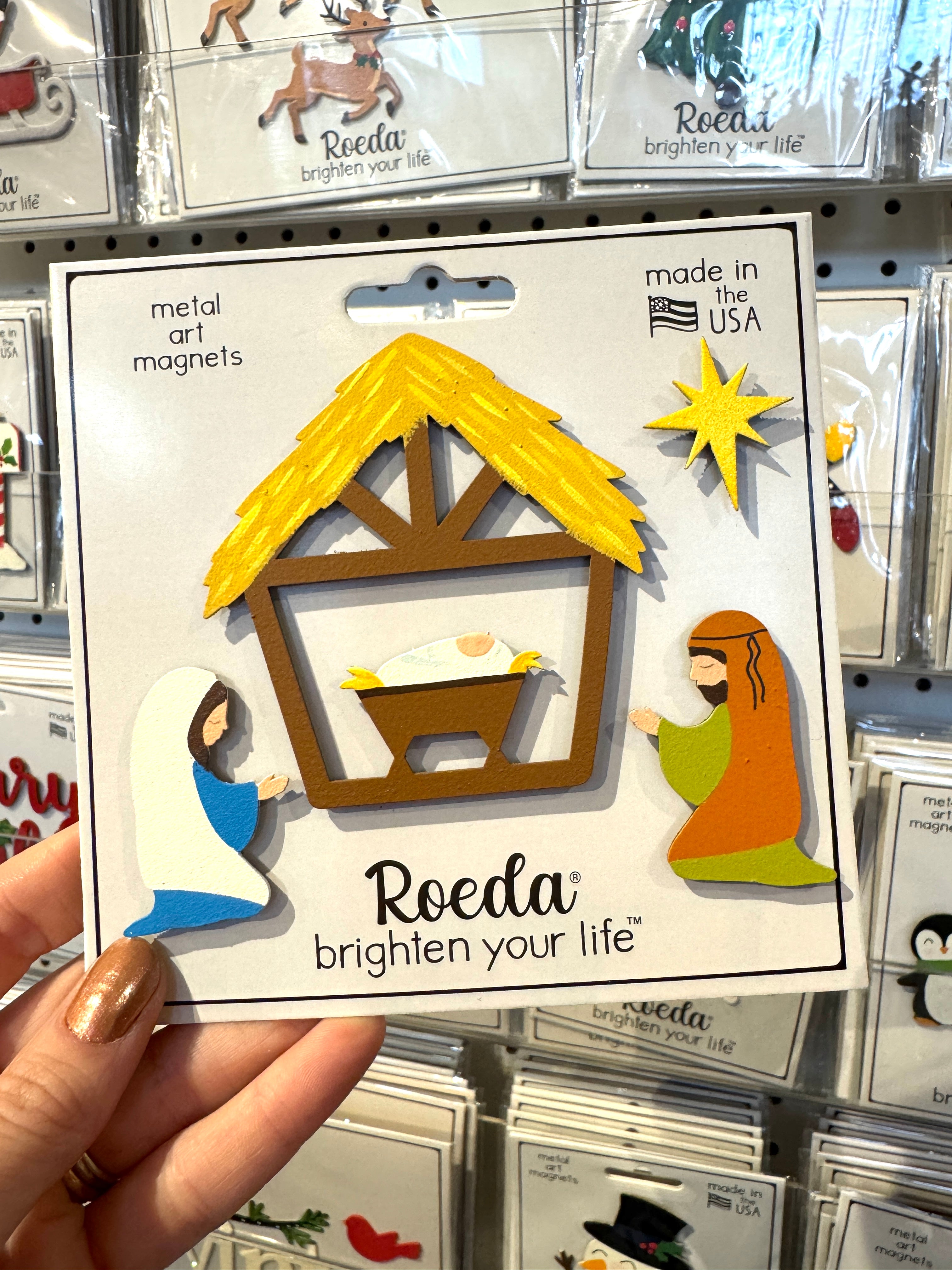 Nativity Magnets S/4