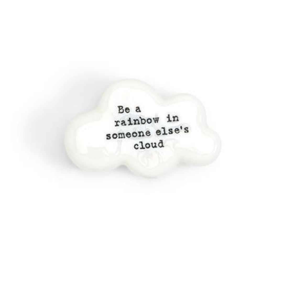 Cloud Pebble w/ Quote